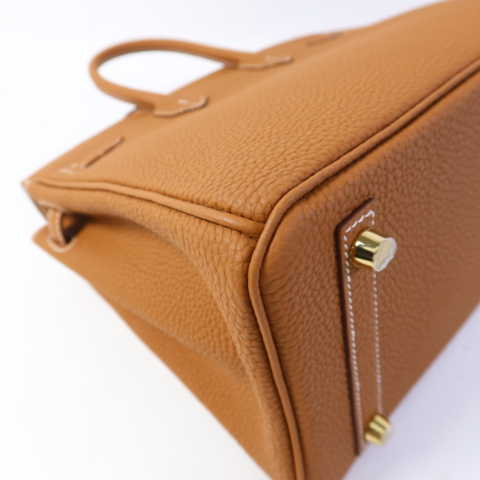 HERMES Togo皮革Birkin 25金扣手挽袋Gold