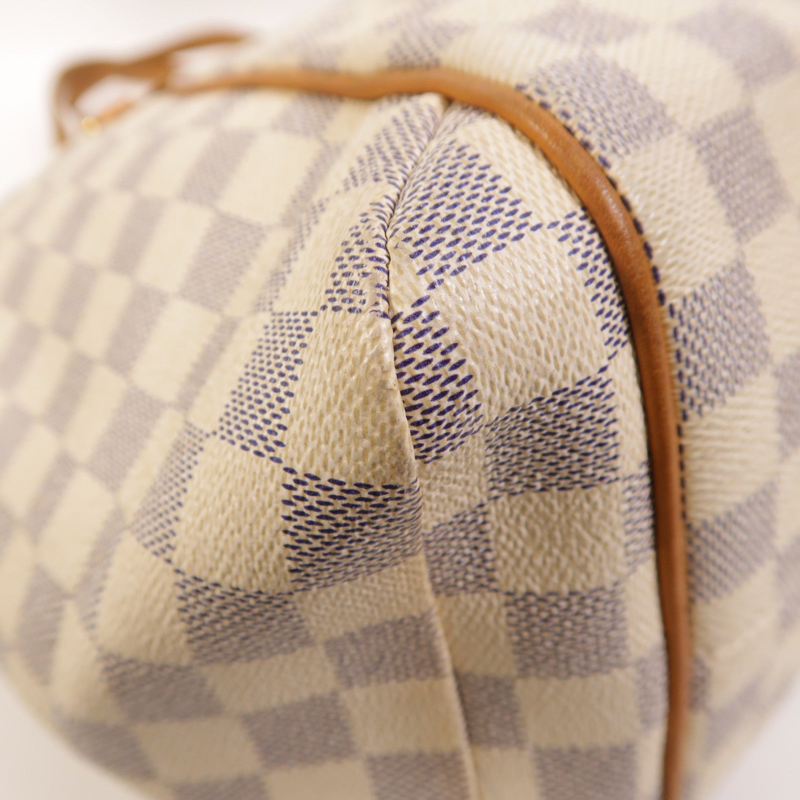 LOUIS VUITTON Damier Azur Totally金扣肩背袋
