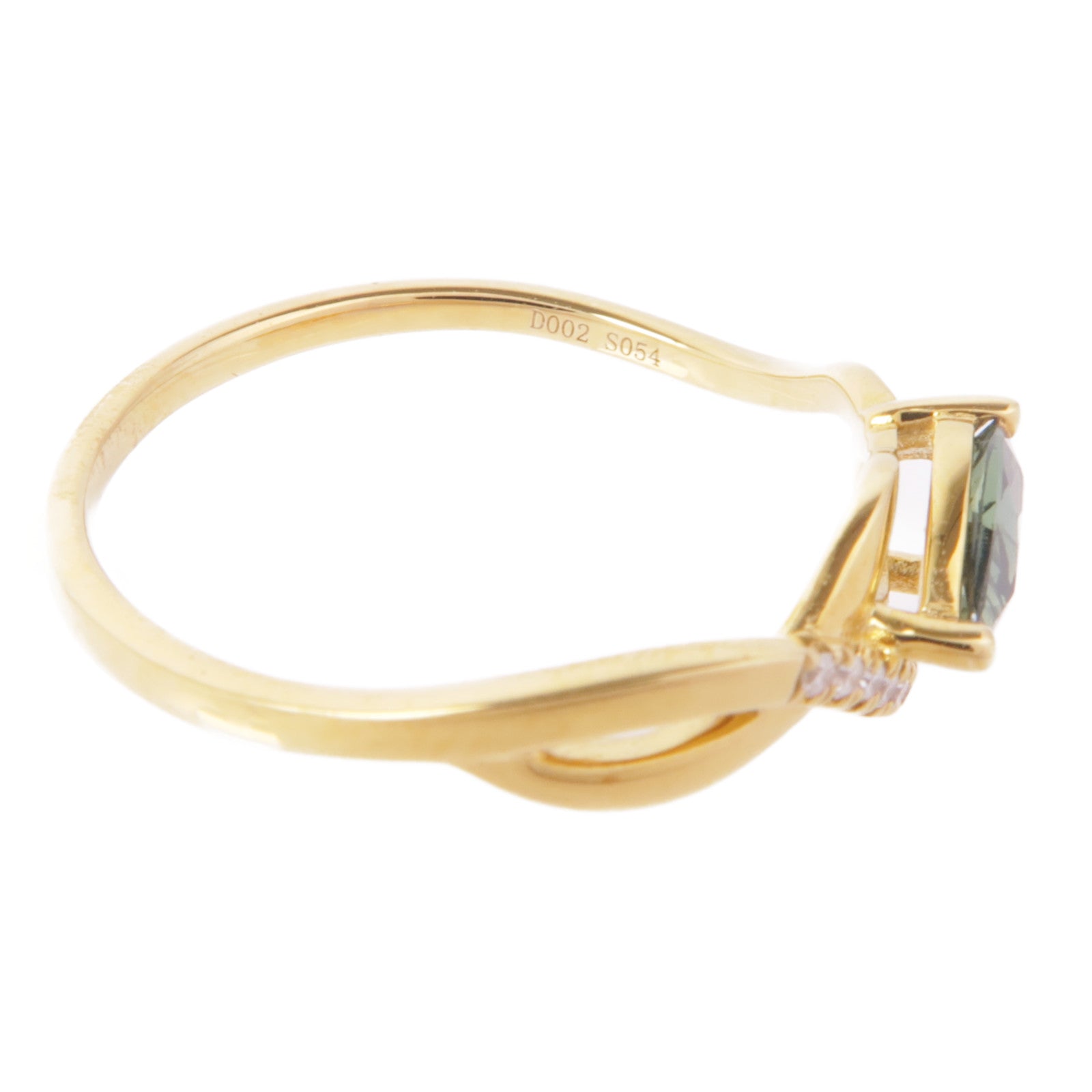 JEWELRY 18K黃金/鑽石Diamond Ring戒指US#6.25