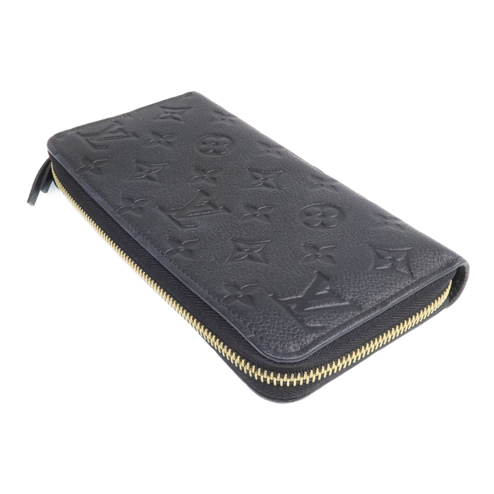 LOUIS VUITTON Monogram Empreinte Zipper Long Wallet金扣長錢包