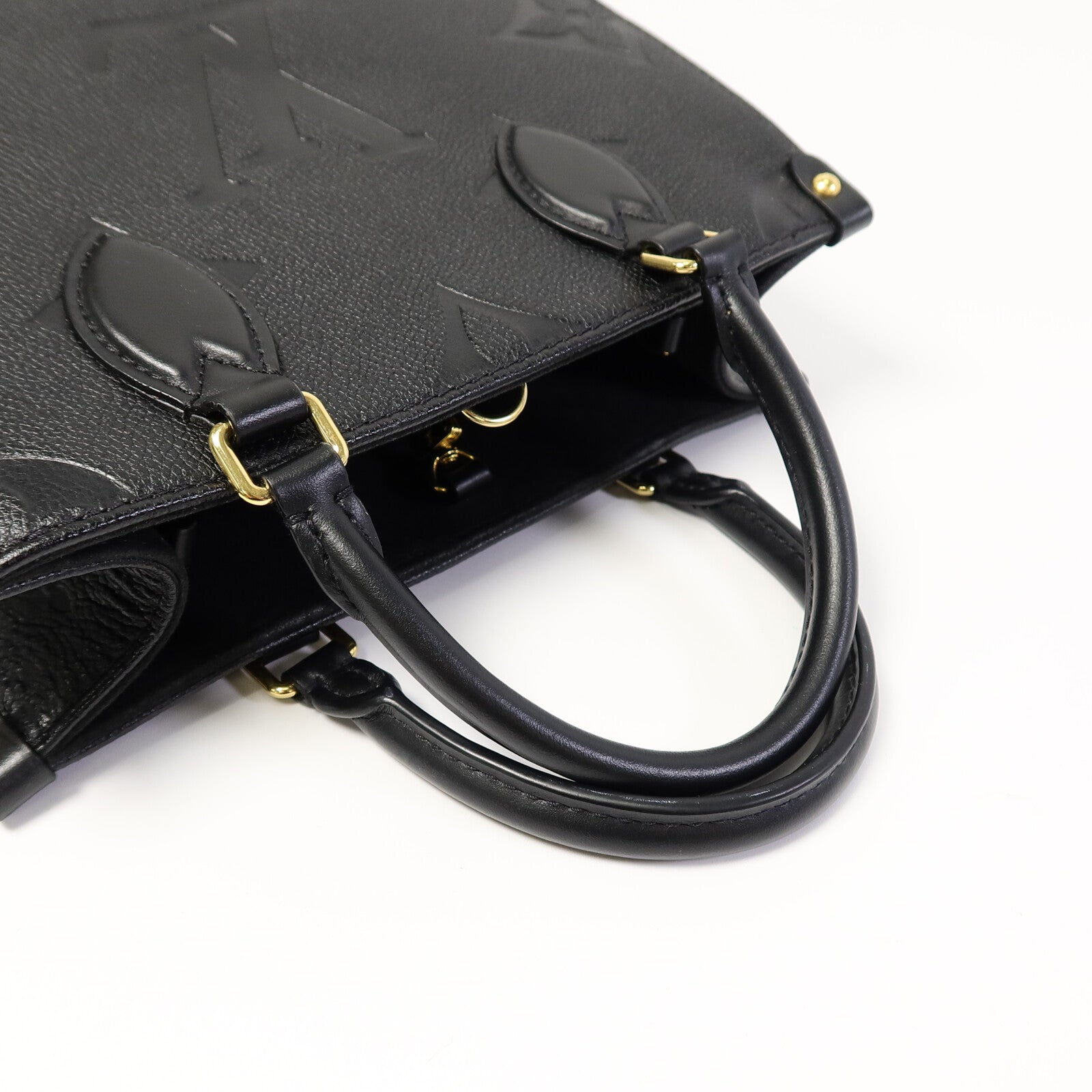 LOUIS VUITTON Monogram Empreinte On The Go PM手挽肩背兩用袋