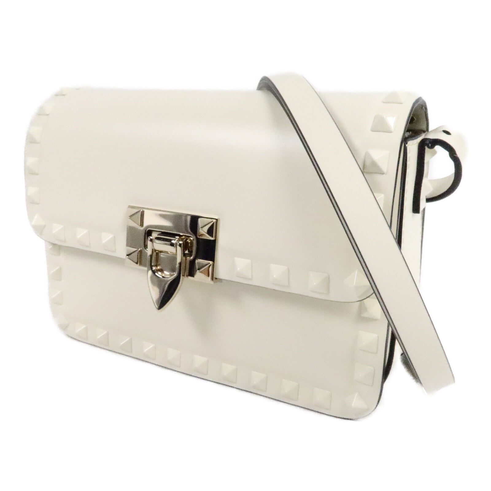Valentino 牛皮皮革Garavani Rockstud肩背袋