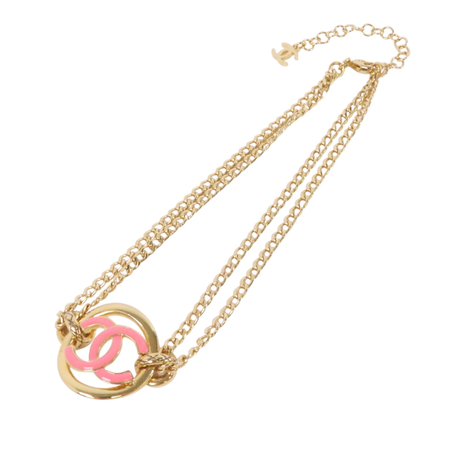 CHANEL 金屬Choker金扣項鏈