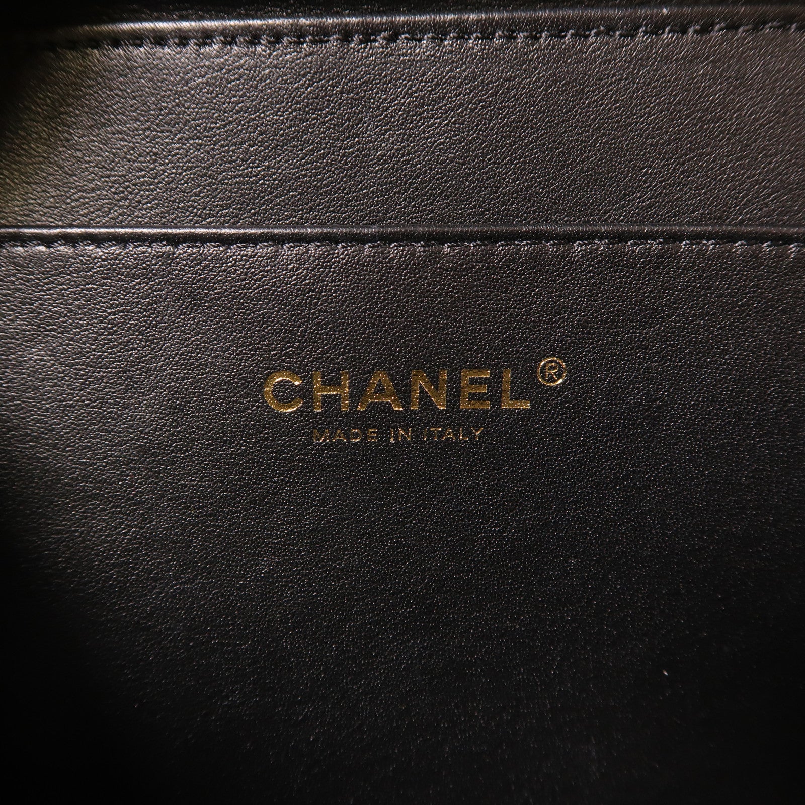 CHANEL 牛皮皮革2 Way Shoulder金扣手挽肩背兩用袋