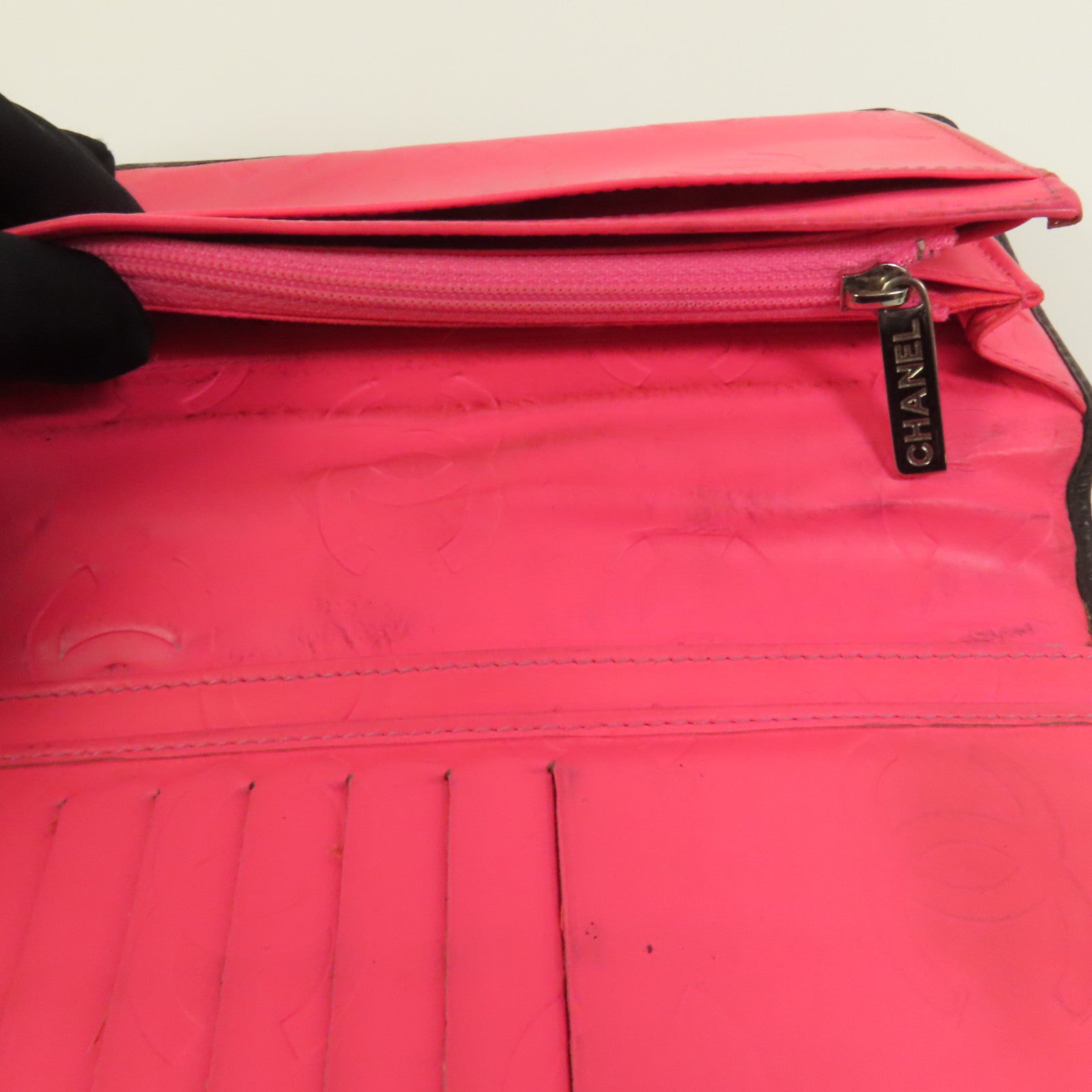 CHANEL 牛皮皮革Cambon Wallet長錢包