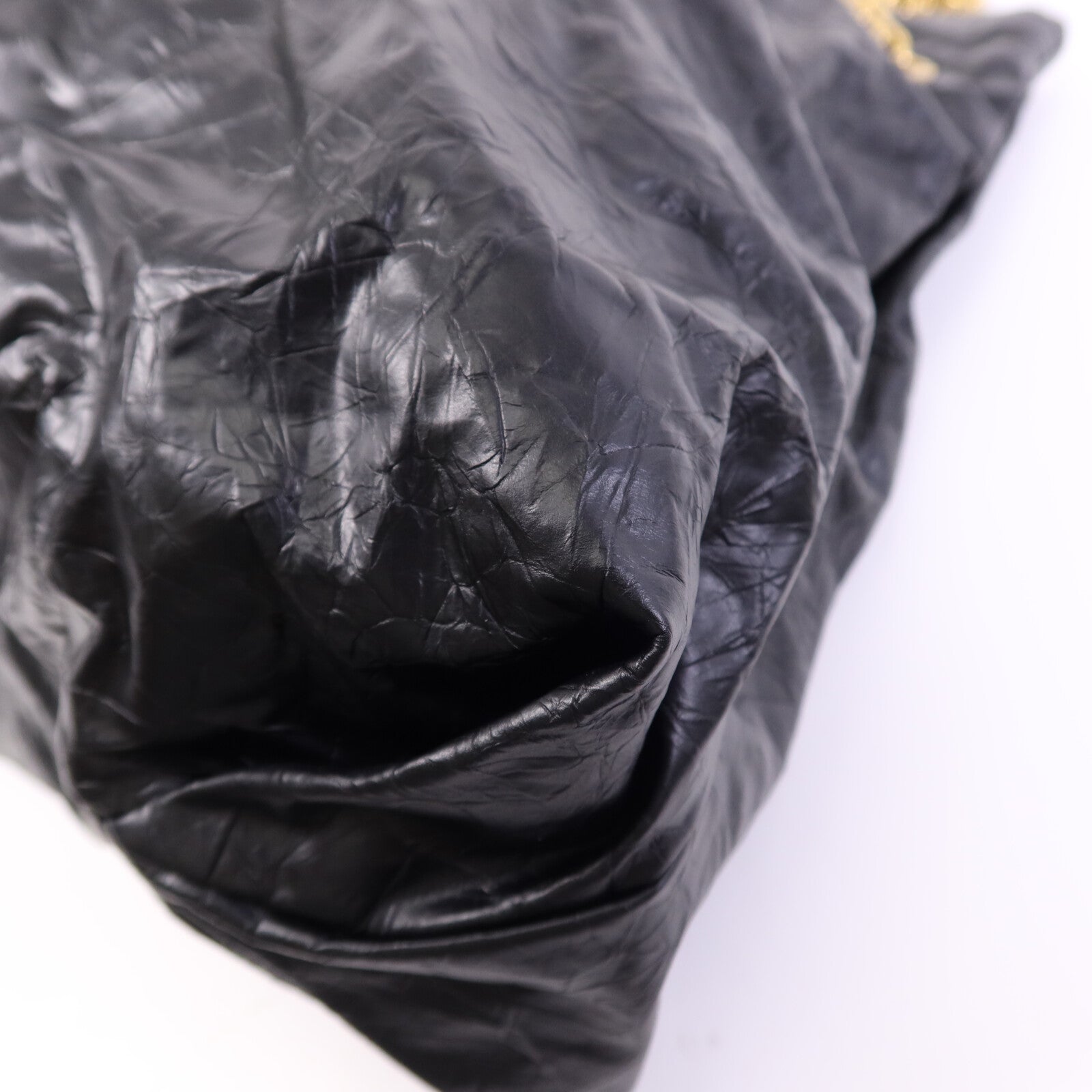 BALENCIAGA 羊皮皮革Crush Medium金扣鏈帶肩背袋