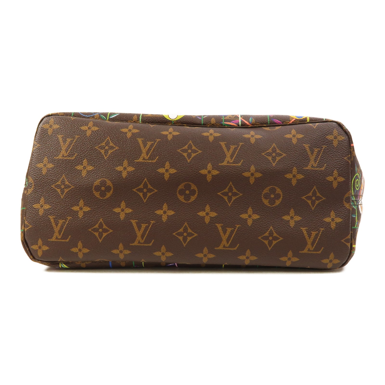 LOUIS VUITTON Monogram LV x TM Neverfull MM金扣肩背袋