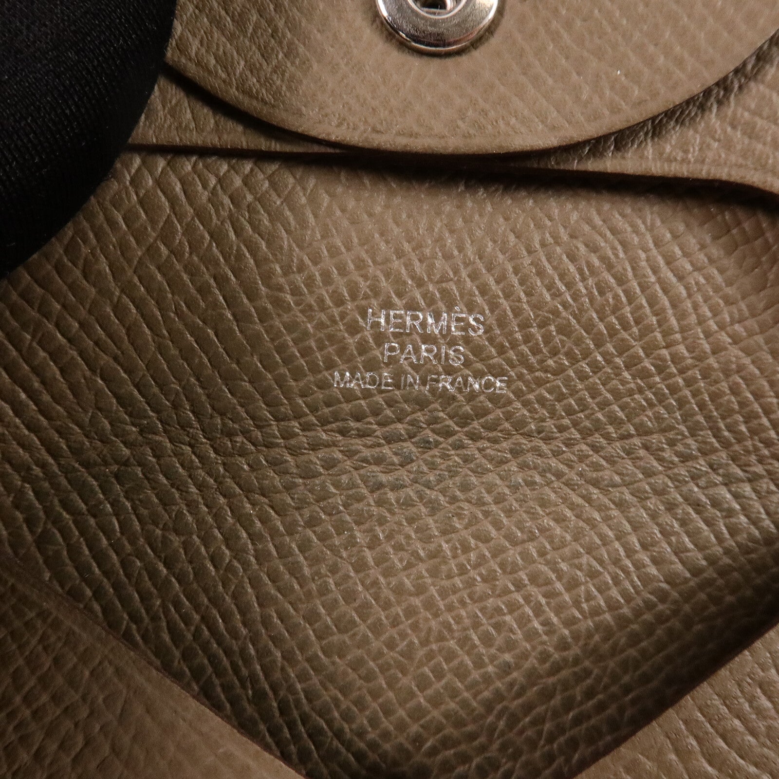 HERMES Epsom皮革Bastia零錢包Eoupe