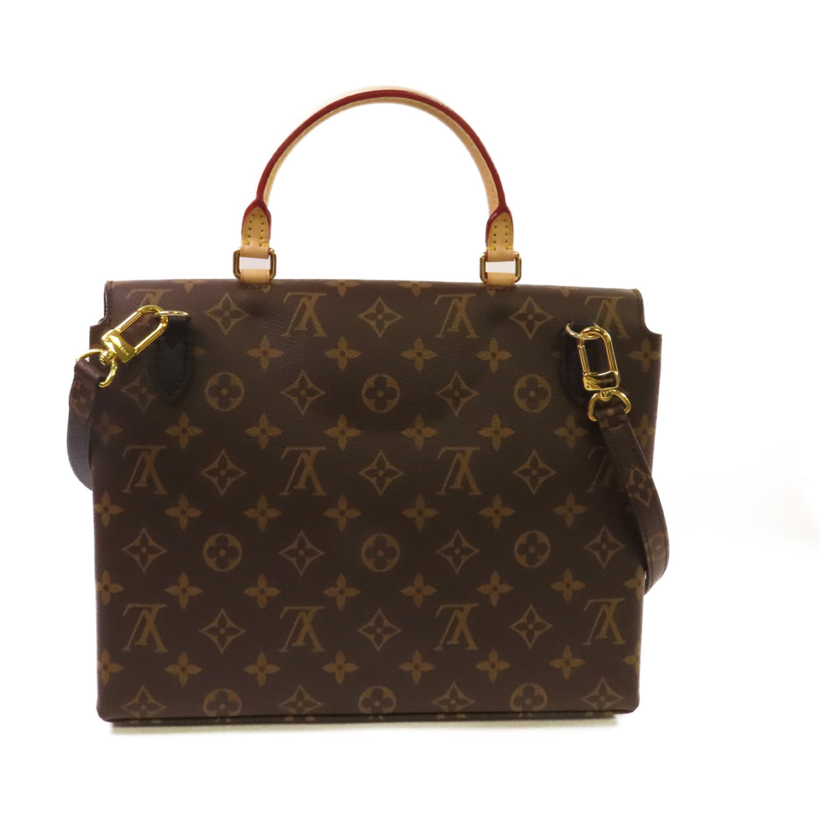 LOUIS VUITTON Monogram Marignan 2Way Shoulder Bag金扣手挽肩背兩用袋啡色/黑色