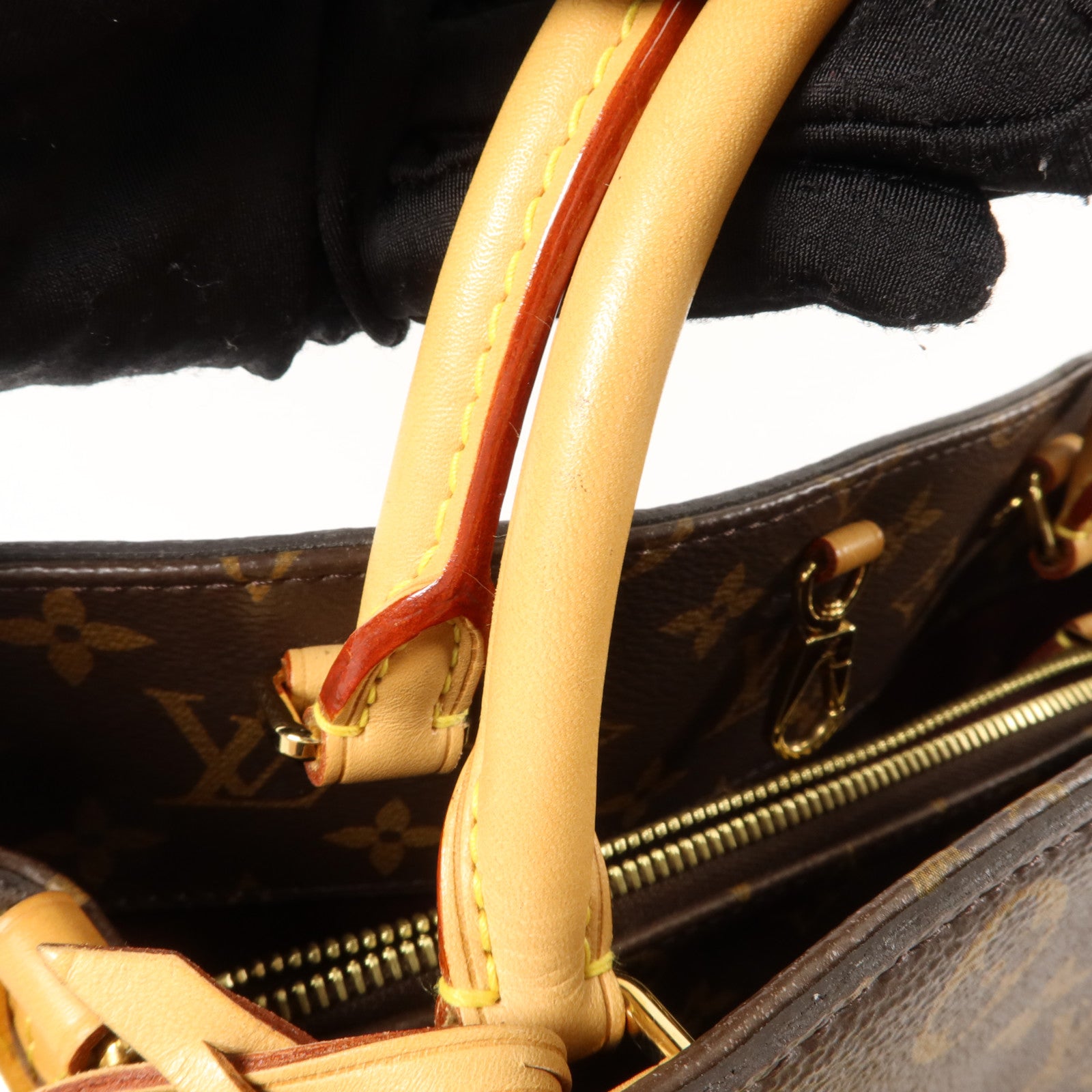 LOUIS VUITTON Monogram Montaigne MM金扣手挽肩背兩用袋
