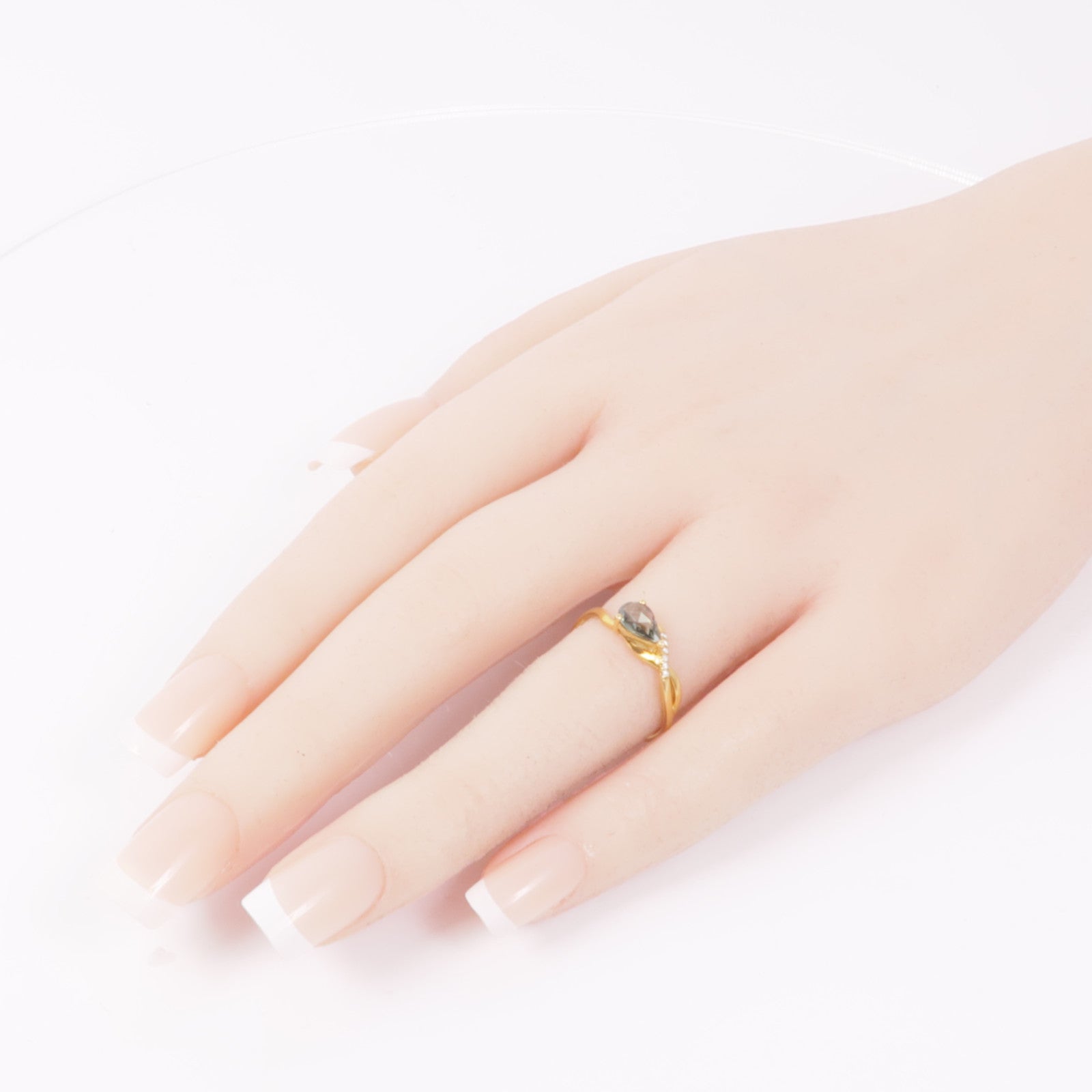 JEWELRY 18K黃金/鑽石Diamond Ring戒指US#6.25
