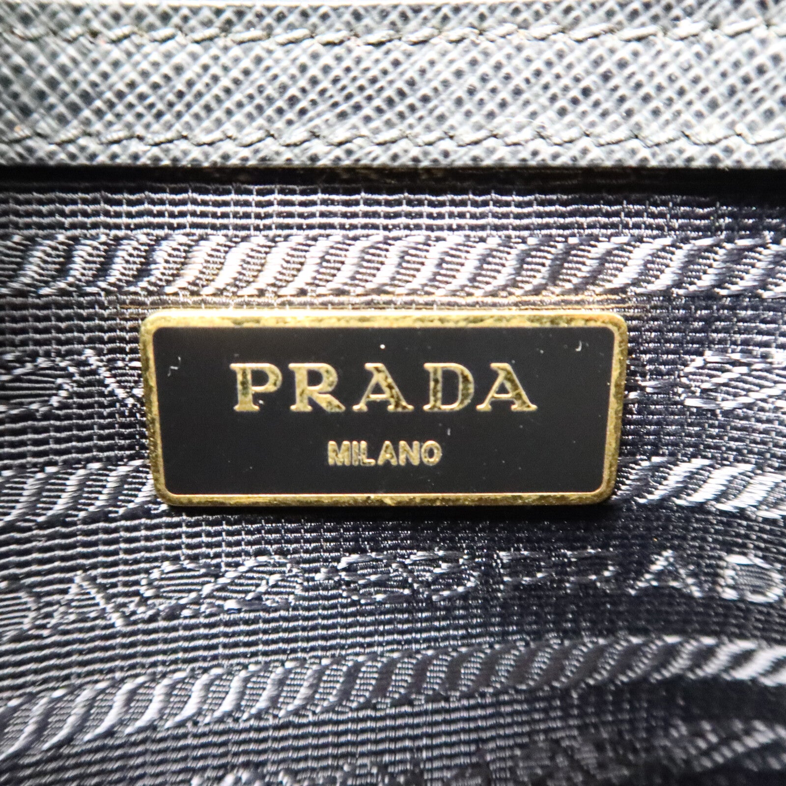 PRADA 牛皮皮革2way shoulder手挽肩背兩用袋