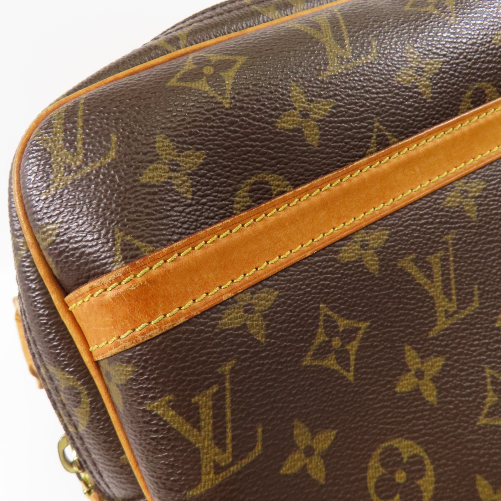 LOUIS VUITTON LV GHW Reporter PM Shoulder Bag Monogram M45254 Brown