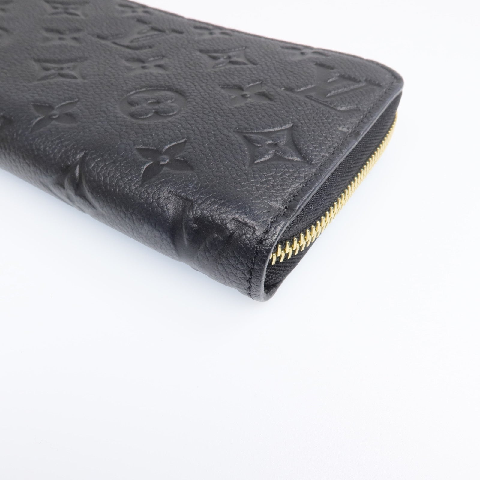 LOUIS VUITTON Monogram Empreinte Zipper Long Wallet金扣長錢包