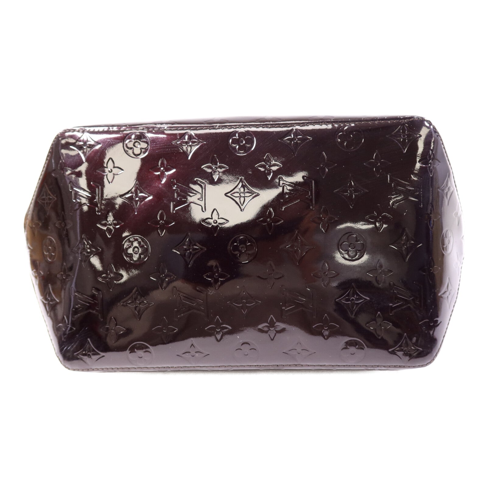 LOUIS VUITTON Monogram Vernis Bellevue GM金扣手挽袋