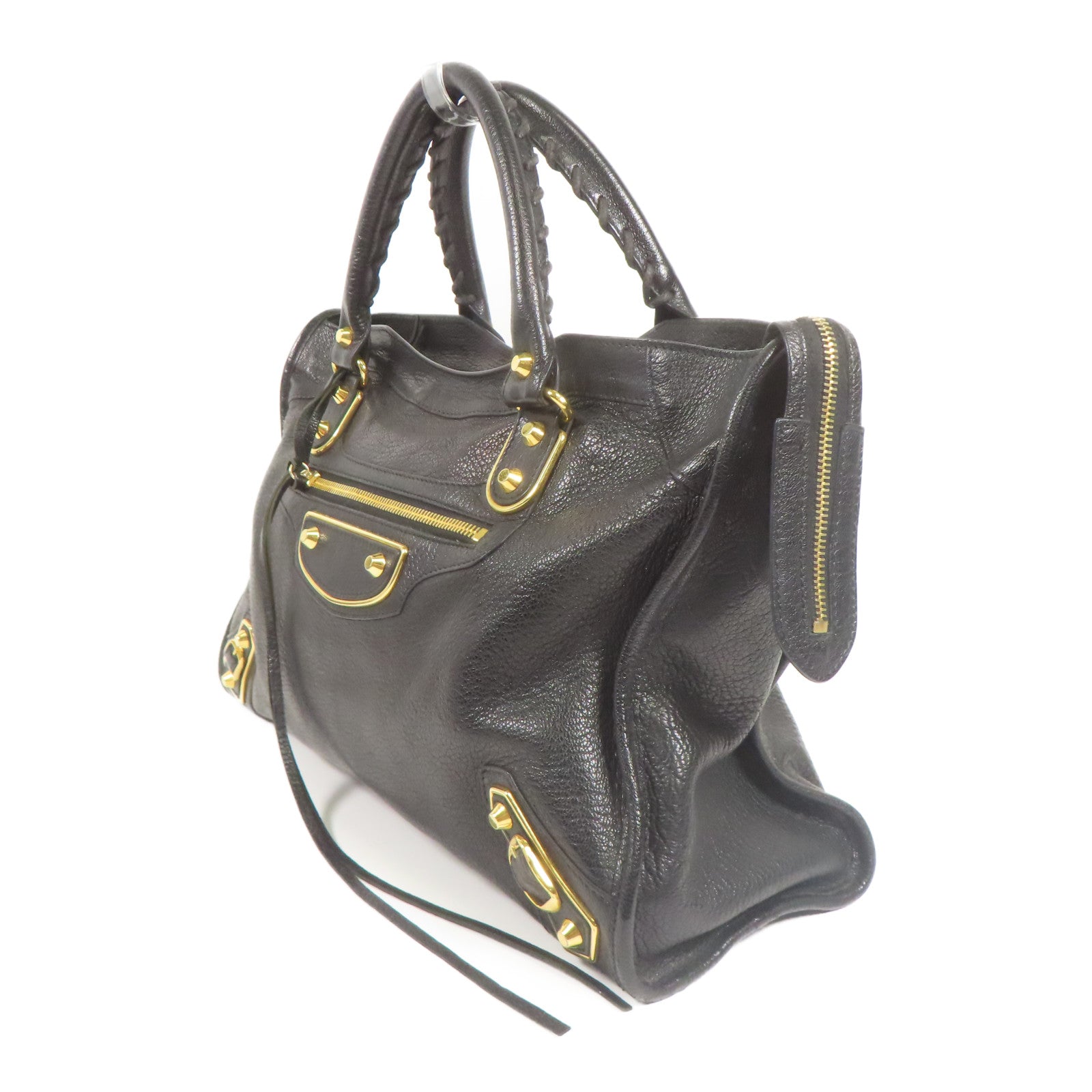 BALENCIAGA 牛皮皮革City金扣手挽肩背兩用袋