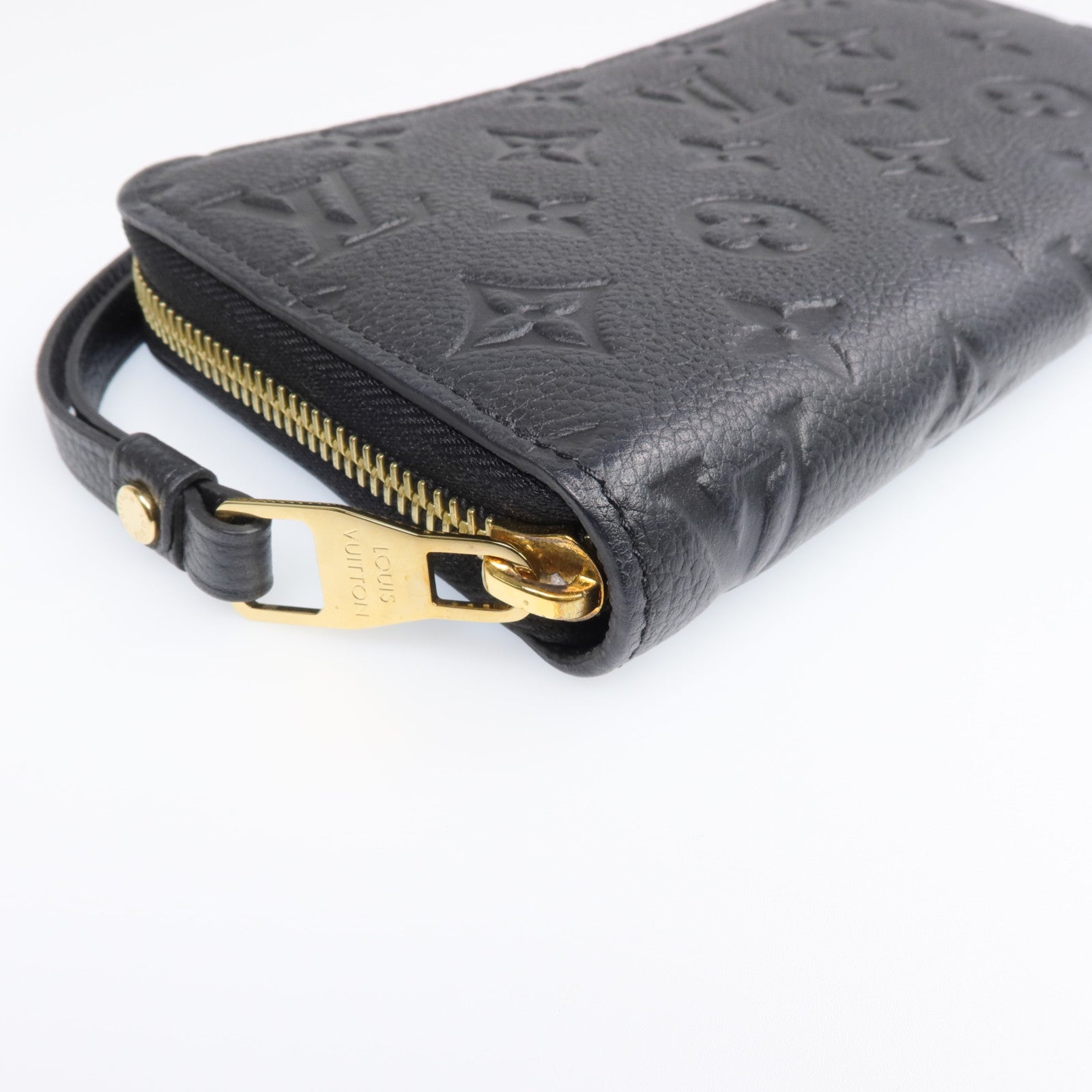 LOUIS VUITTON Monogram Empreinte Zipper Long Wallet金扣長錢包