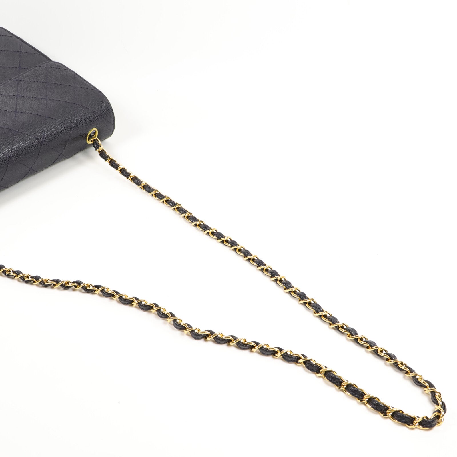 CHANEL 牛皮皮革Vintage Chain Shoulder鏈帶肩背袋