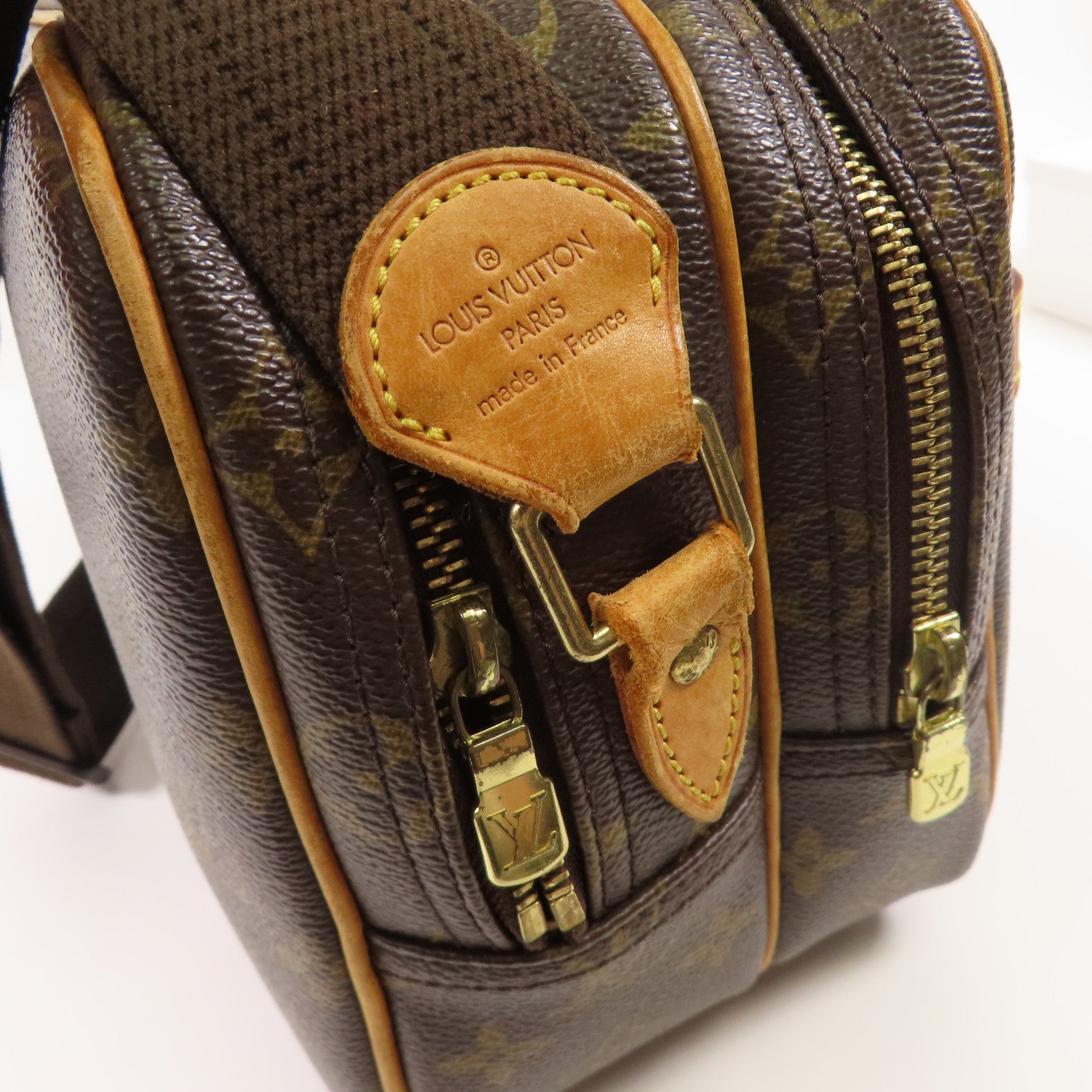 LOUIS VUITTON LV GHW Reporter PM Shoulder Bag Monogram M45254 Brown