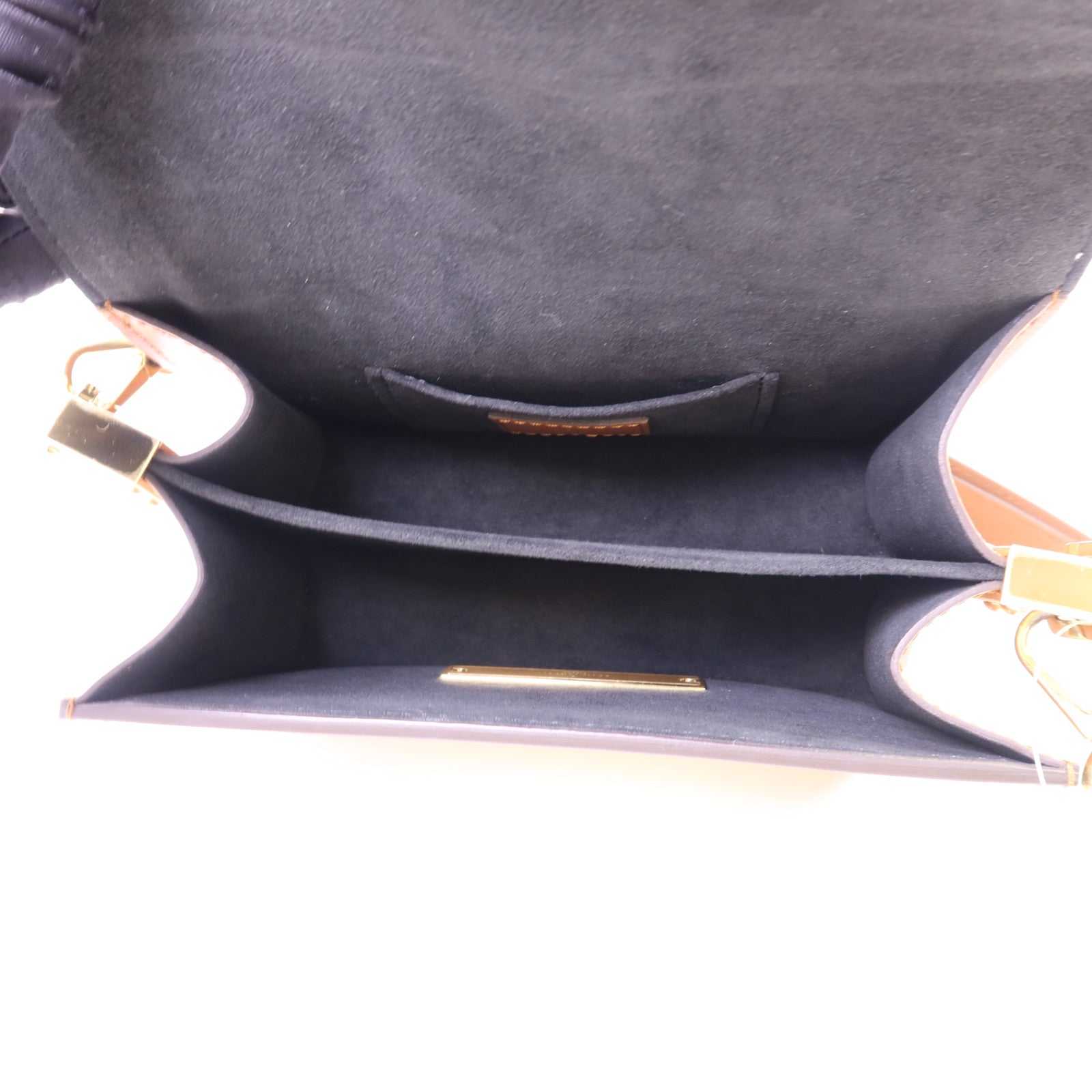 LOUIS VUITTON Monogram Reverse Mini Dauphine金扣肩背袋