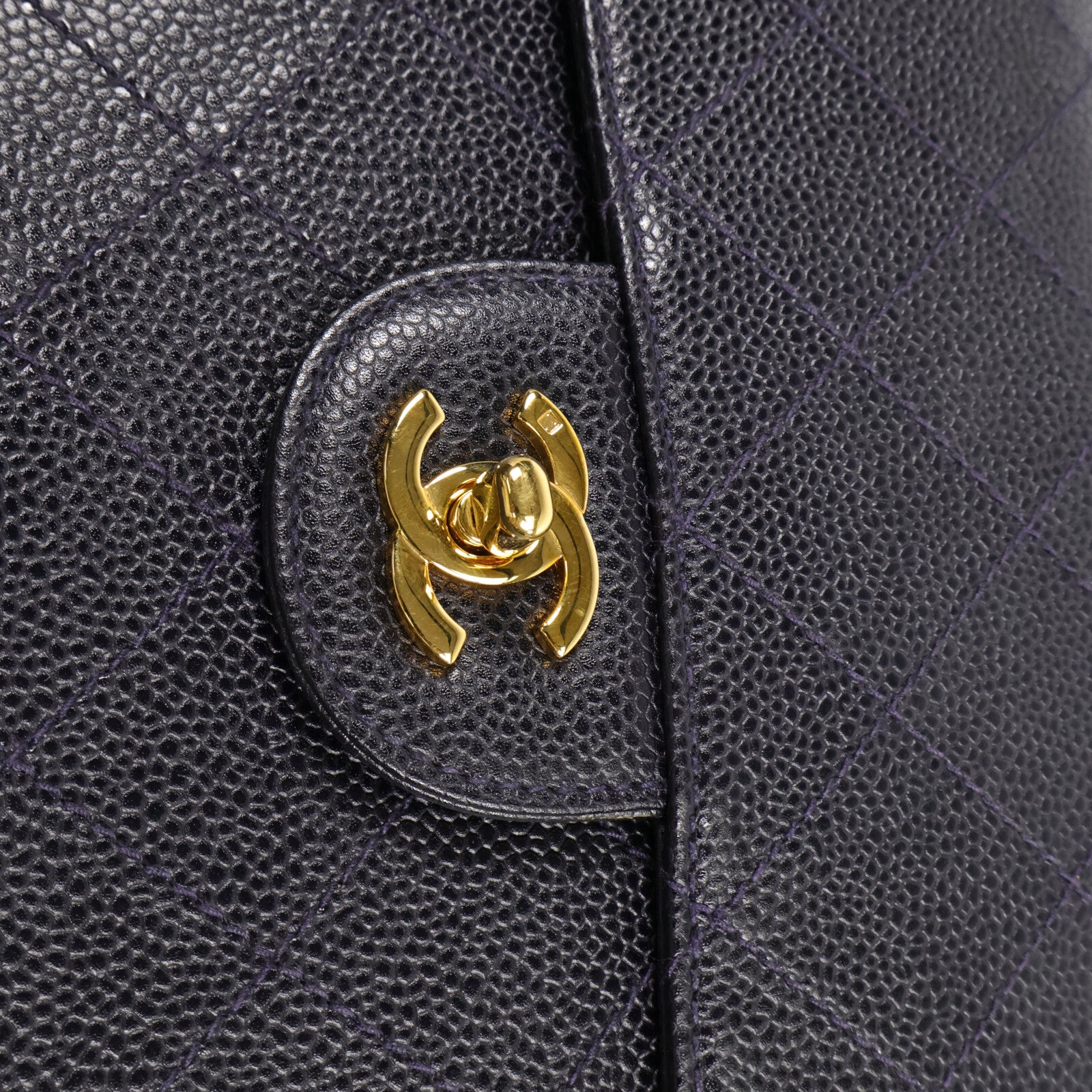 CHANEL 牛皮皮革Vintage Chain Shoulder鏈帶肩背袋