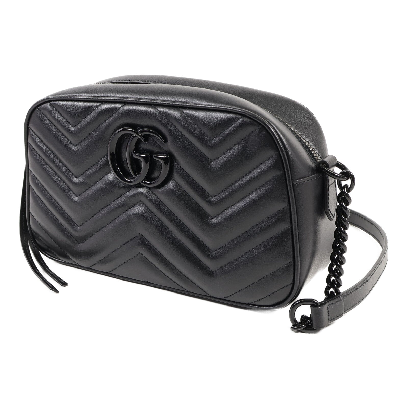 GUCCI 牛皮皮革GG Marmont肩背袋