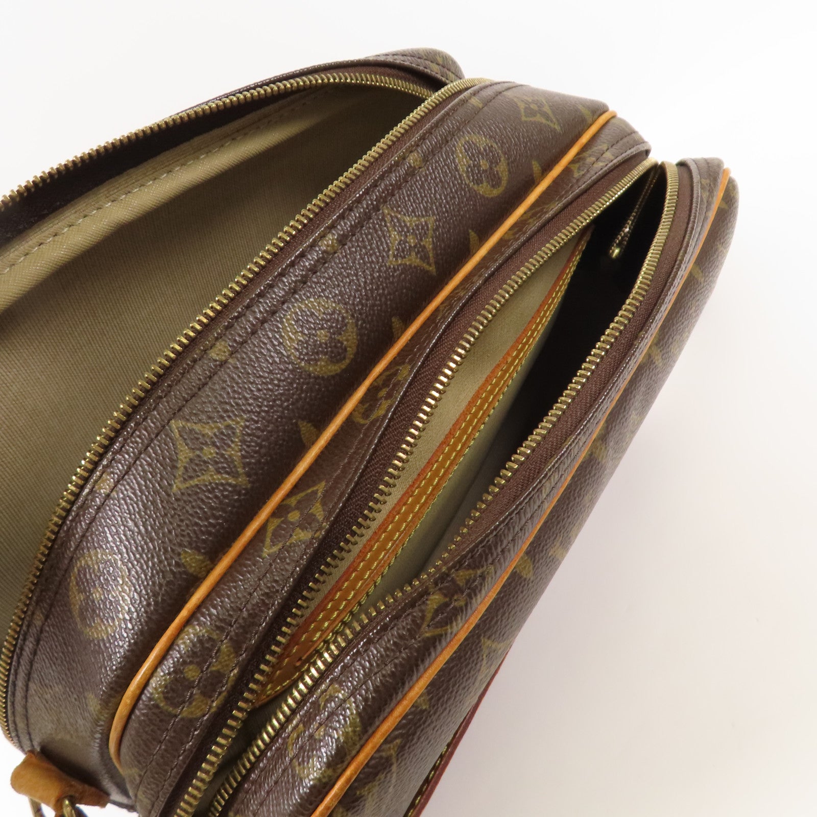 LOUIS VUITTON LV GHW Reporter PM Shoulder Bag Monogram M45254 Brown