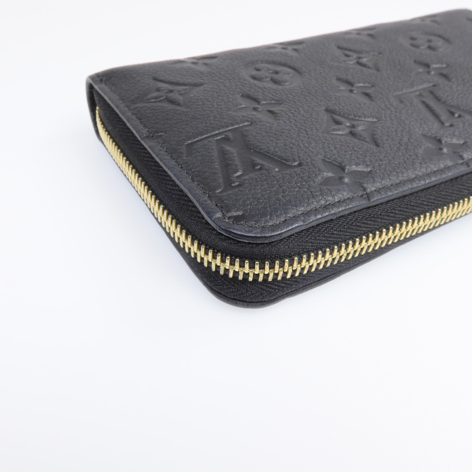 LOUIS VUITTON Monogram Empreinte Zipper Long Wallet金扣長錢包