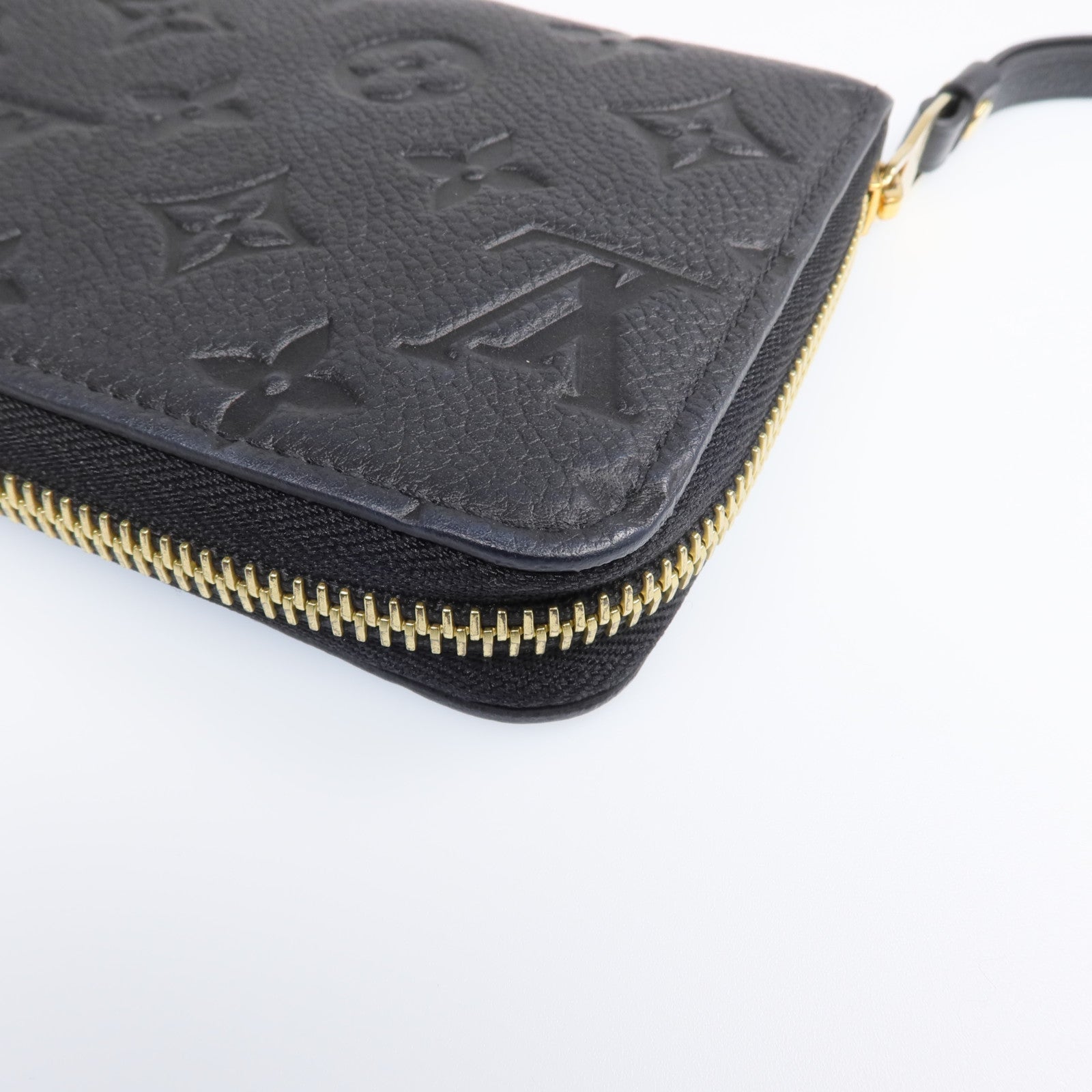 LOUIS VUITTON Monogram Empreinte Zipper Long Wallet金扣長錢包
