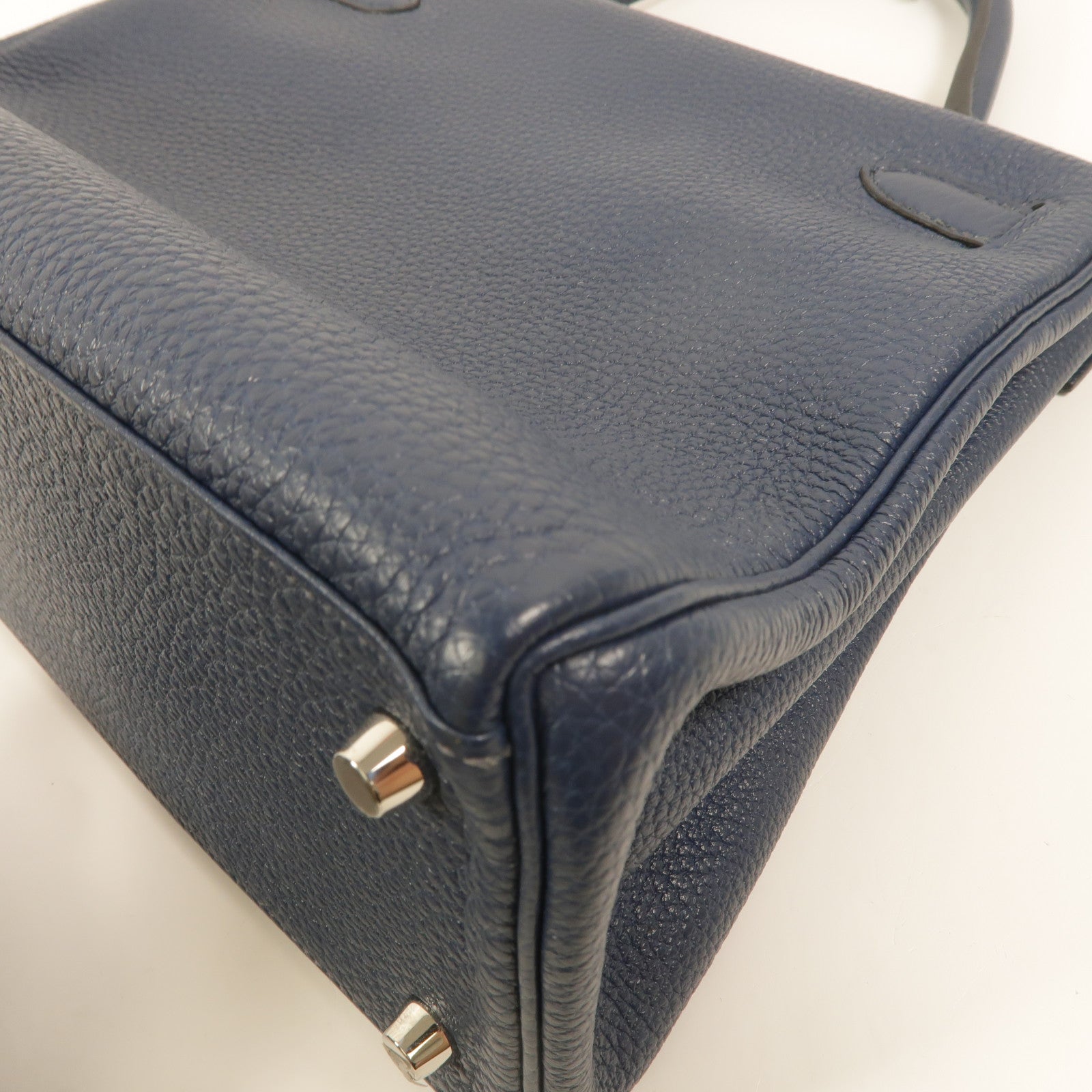 HERMES Togo皮革Kelly 28手挽肩背兩用袋Deep Blue