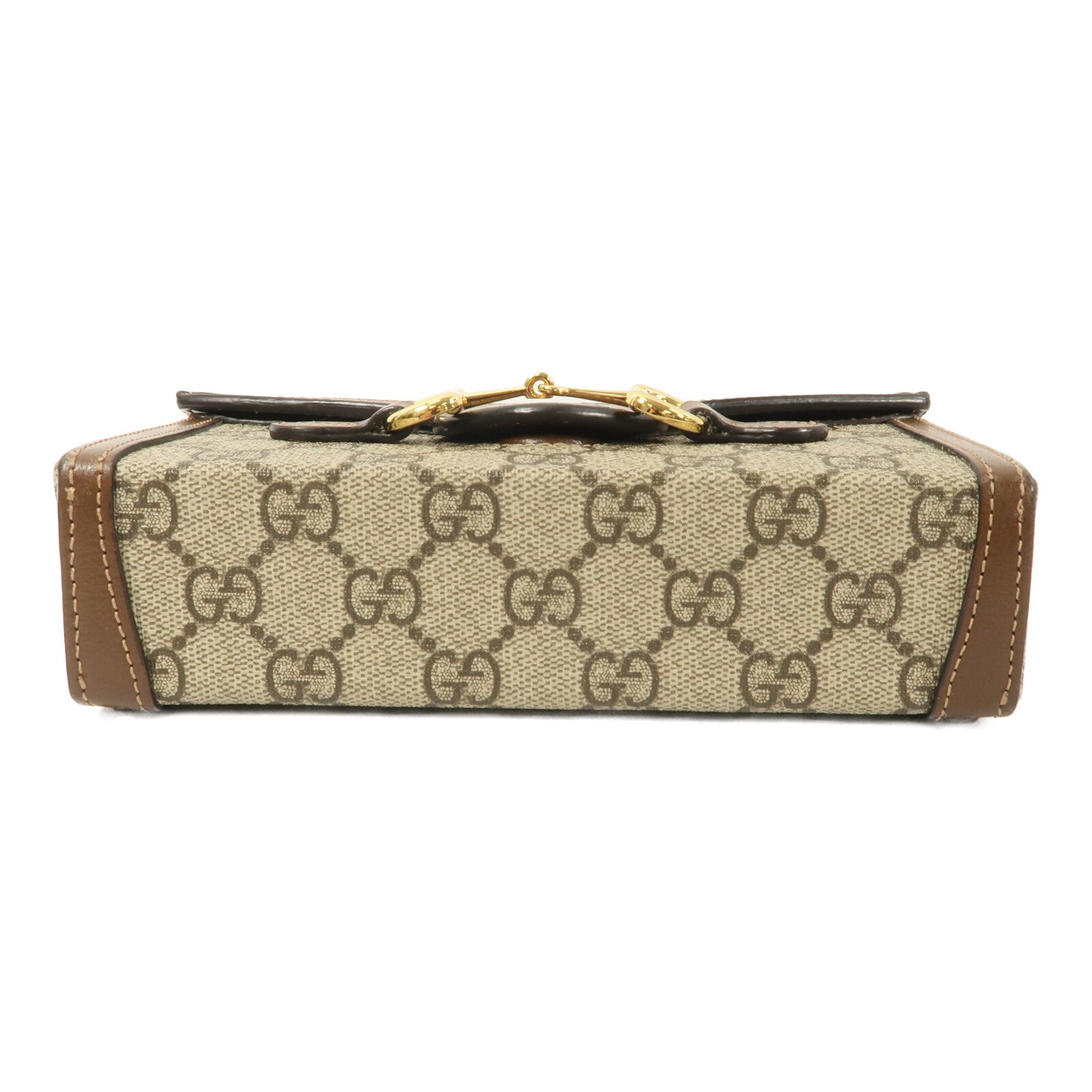 GUCCI 塗層帆布Horsebit 1955 Mini肩背袋