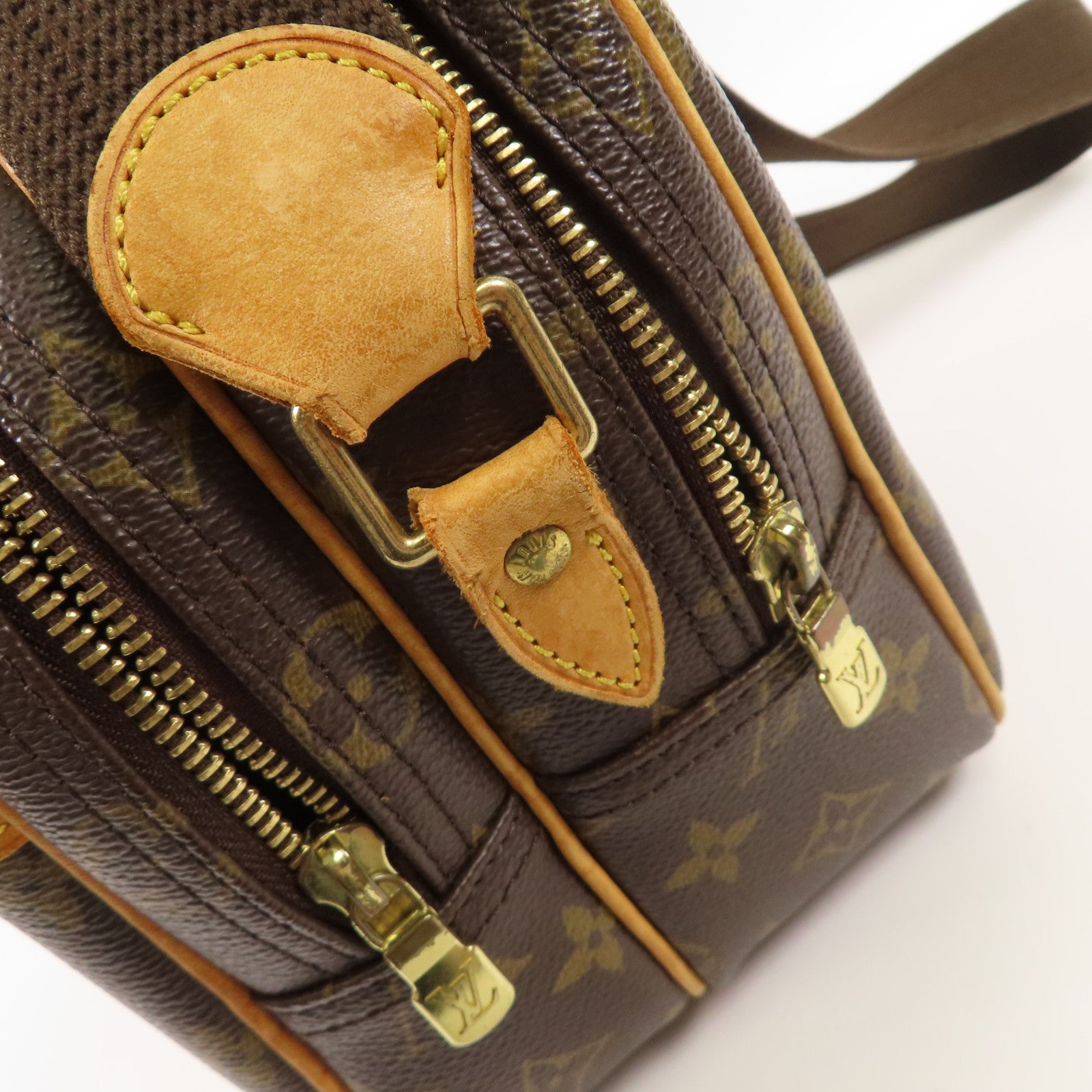 LOUIS VUITTON LV GHW Reporter PM Shoulder Bag Monogram M45254 Brown