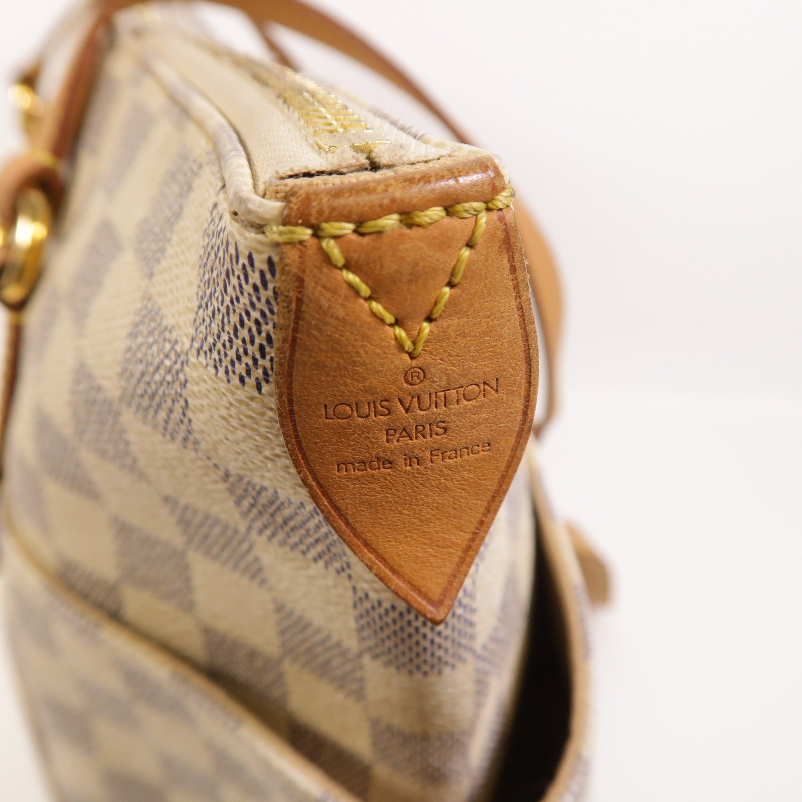 LOUIS VUITTON Damier Azur Totally金扣肩背袋