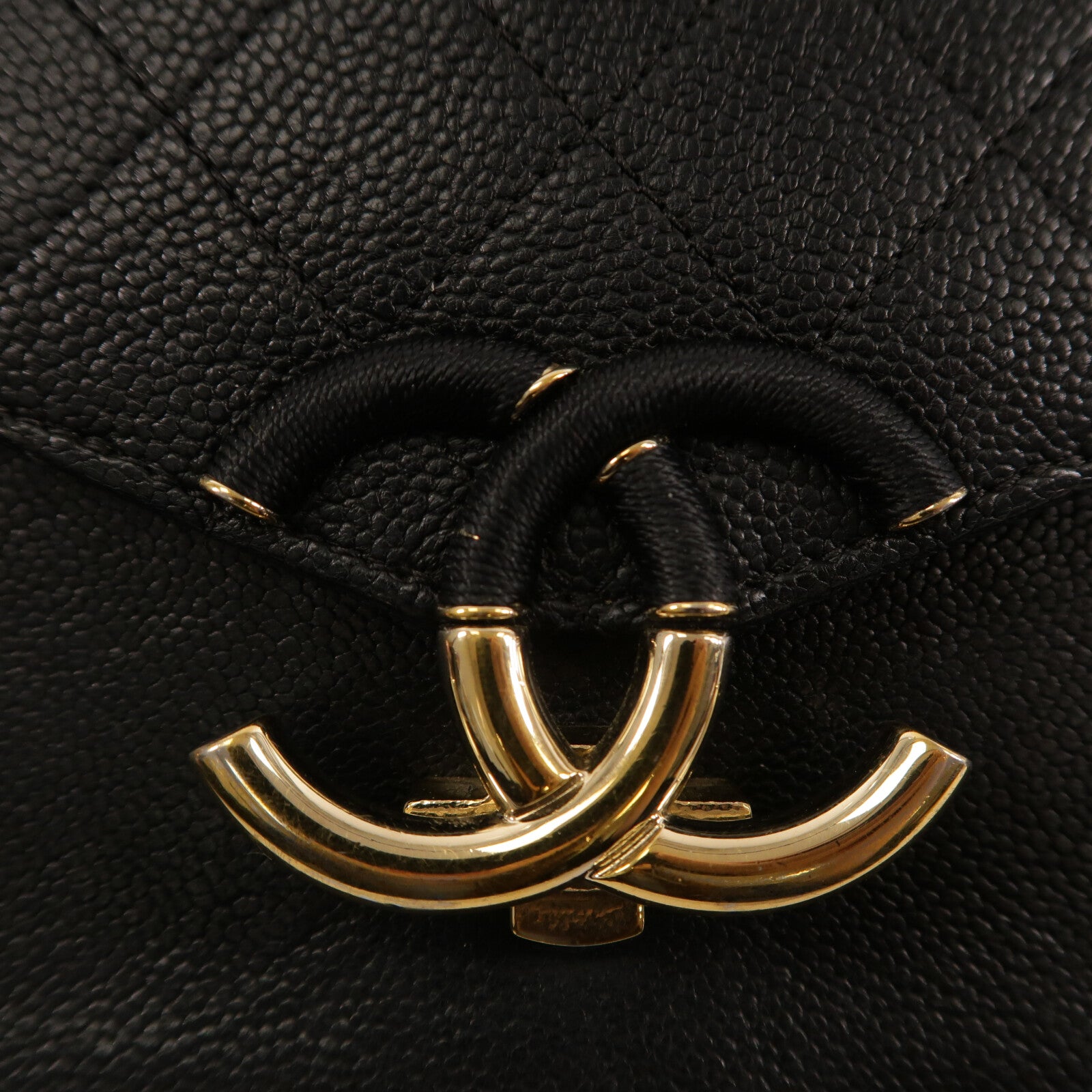 CHANEL 牛皮皮革Coco Cuba Flap Bag手挽肩背兩用袋