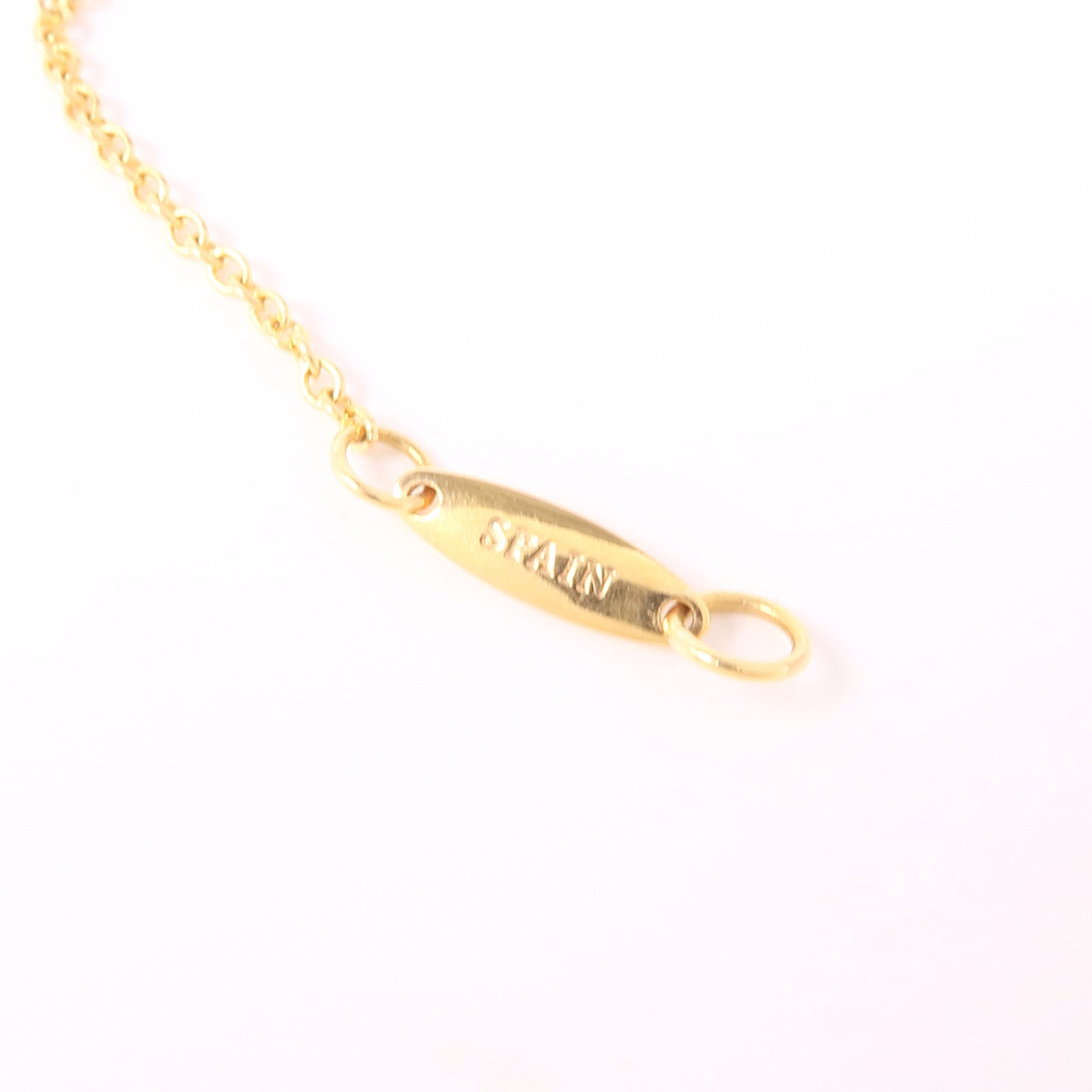 TIFFANY＆CO 18K黃金Open Heart Necklace項鍊