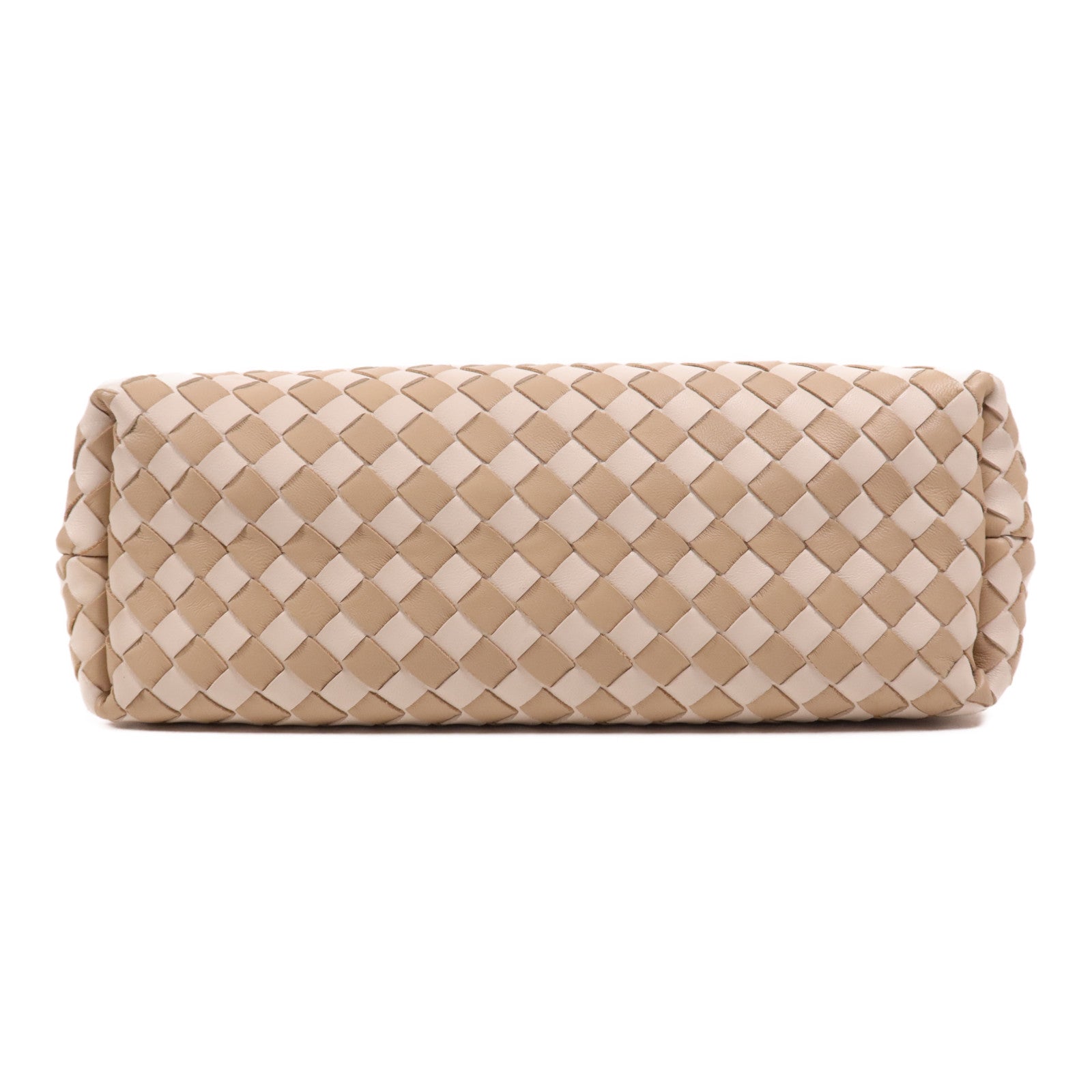 BOTTEGA VENETA 羊皮皮革Olimpia Checker銀扣肩背袋