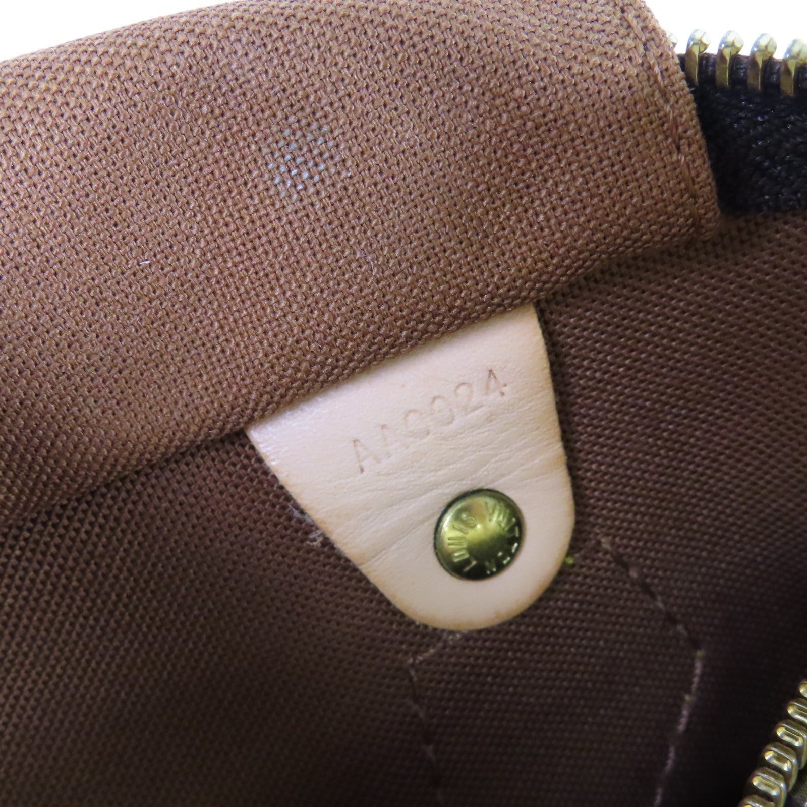 LOUIS VUITTON Monogram Speedy 30金扣手挽袋