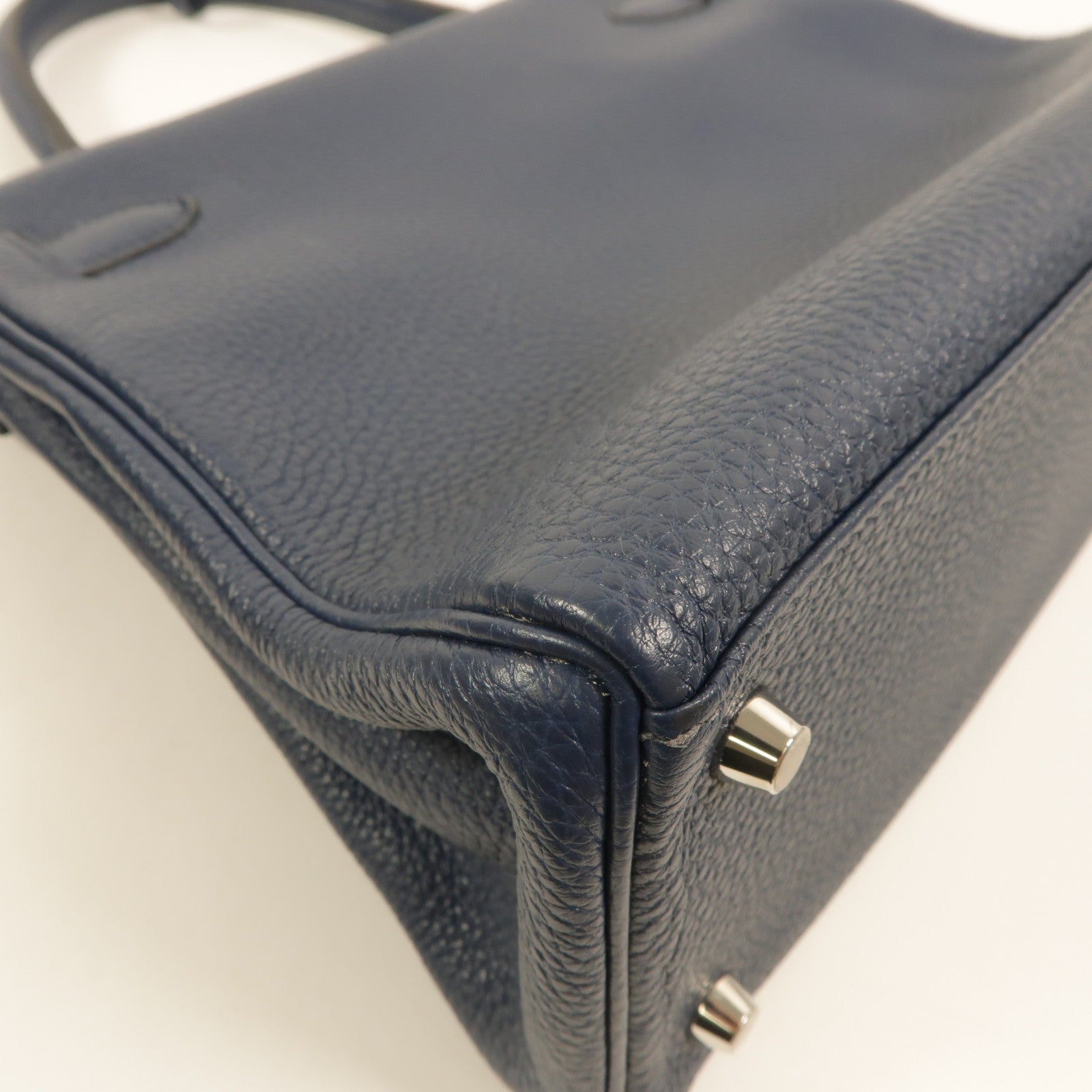 HERMES Togo皮革Kelly 28手挽肩背兩用袋Deep Blue