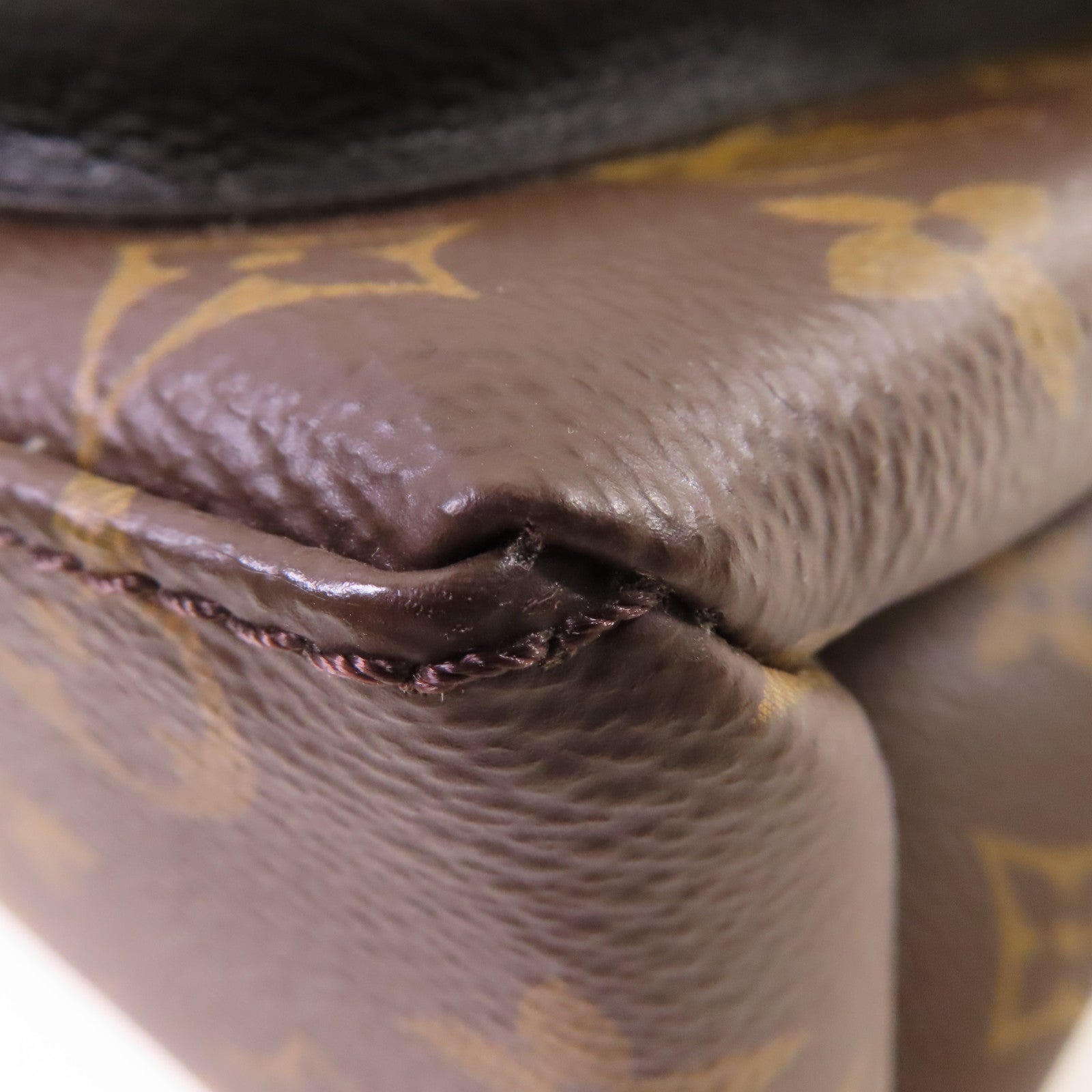 LOUIS VUITTON Monogram Marignan 2Way Shoulder Bag金扣手挽肩背兩用袋啡色/黑色