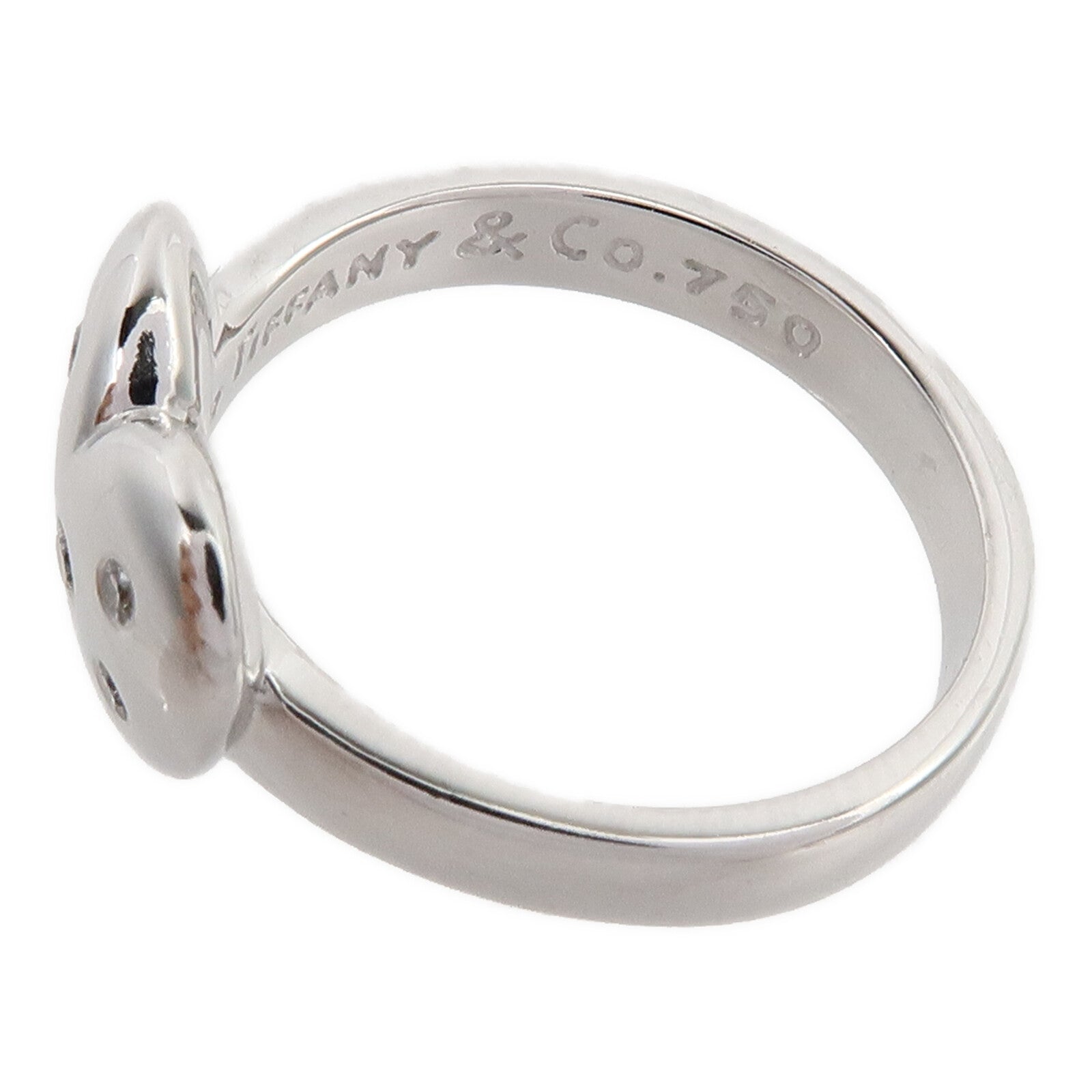 TIFFANY＆CO 18K白金Etoile Heart Diamond Ring戒指