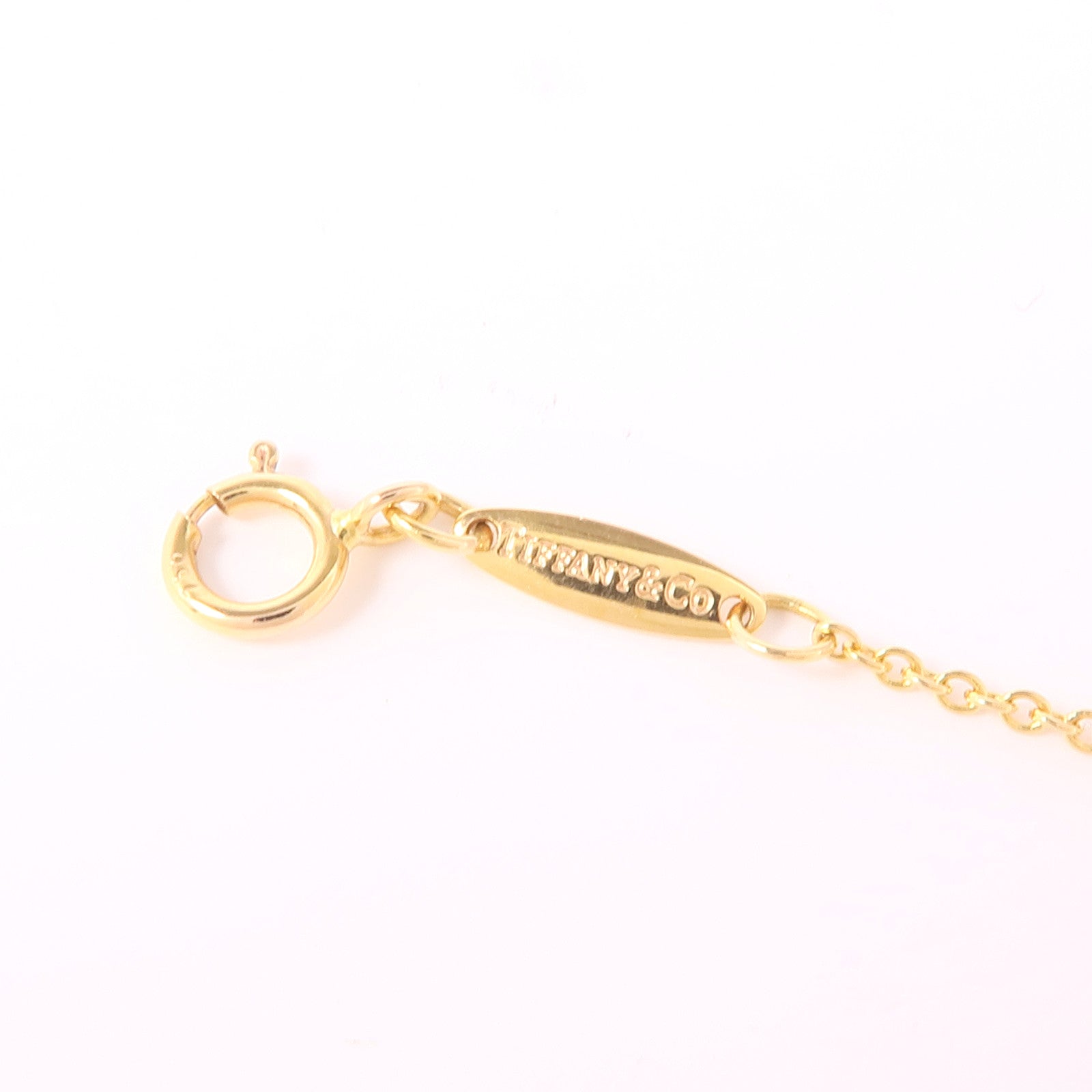 TIFFANY＆CO 18K黃金Open Heart Necklace項鍊