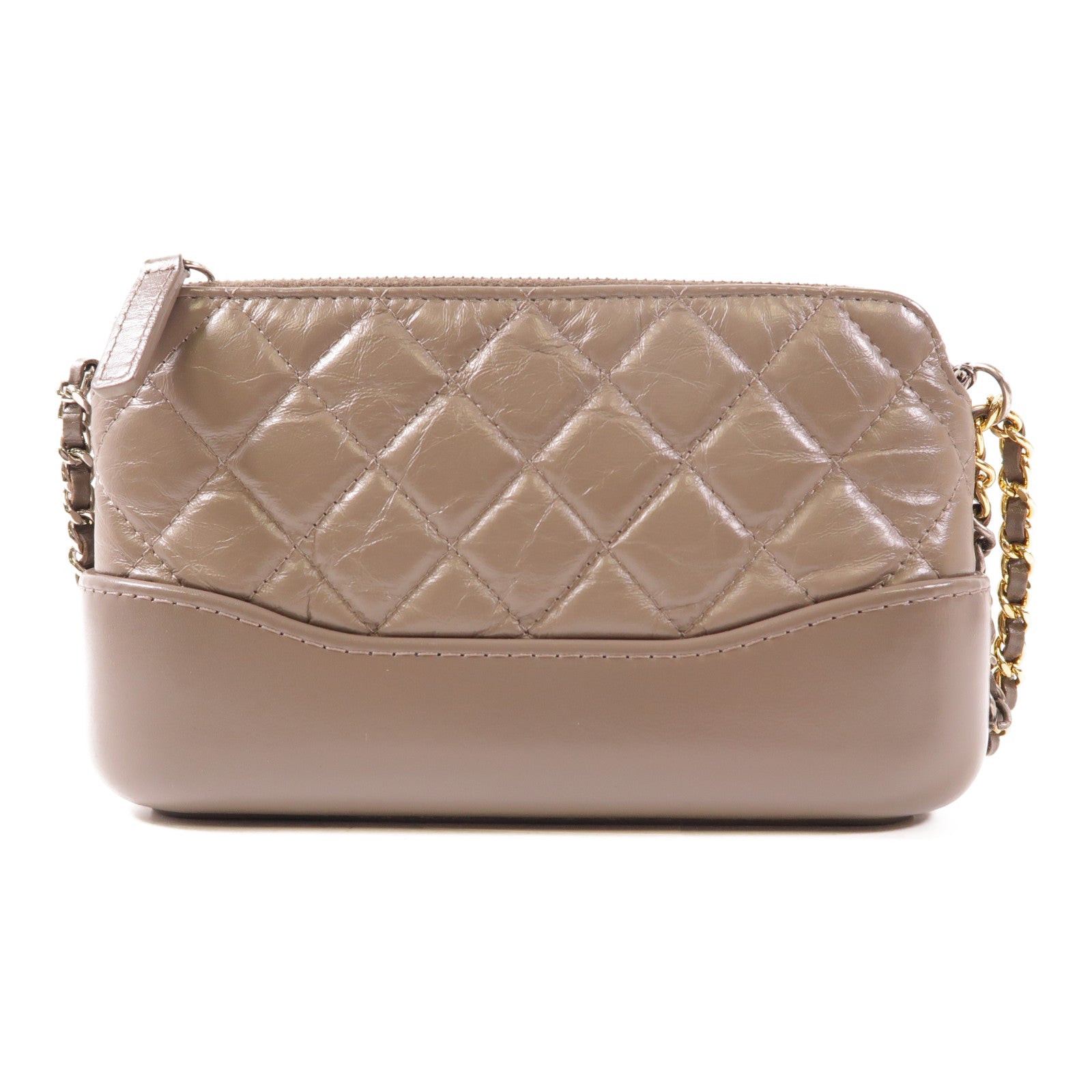 CHANEL 羊皮皮革Gabrielle Mini鏈帶肩背袋