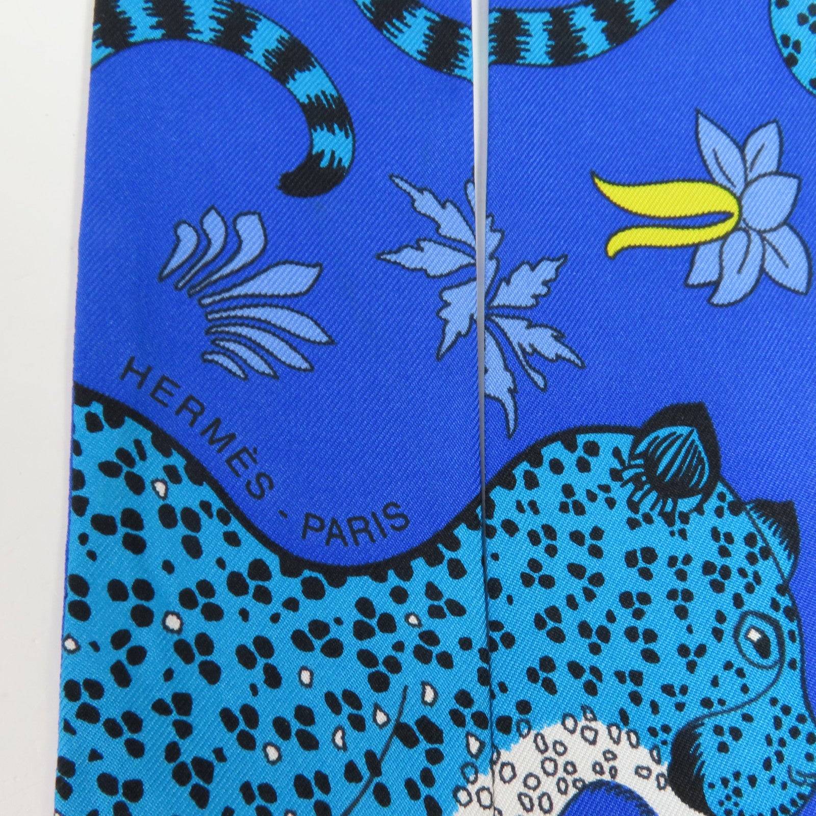 HERMES 絲質Twilly絲巾