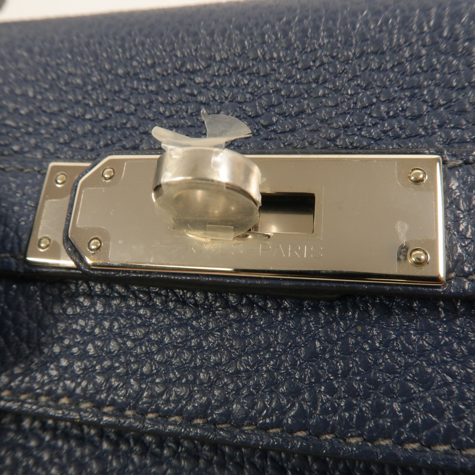 HERMES Togo皮革Kelly 28手挽肩背兩用袋Deep Blue