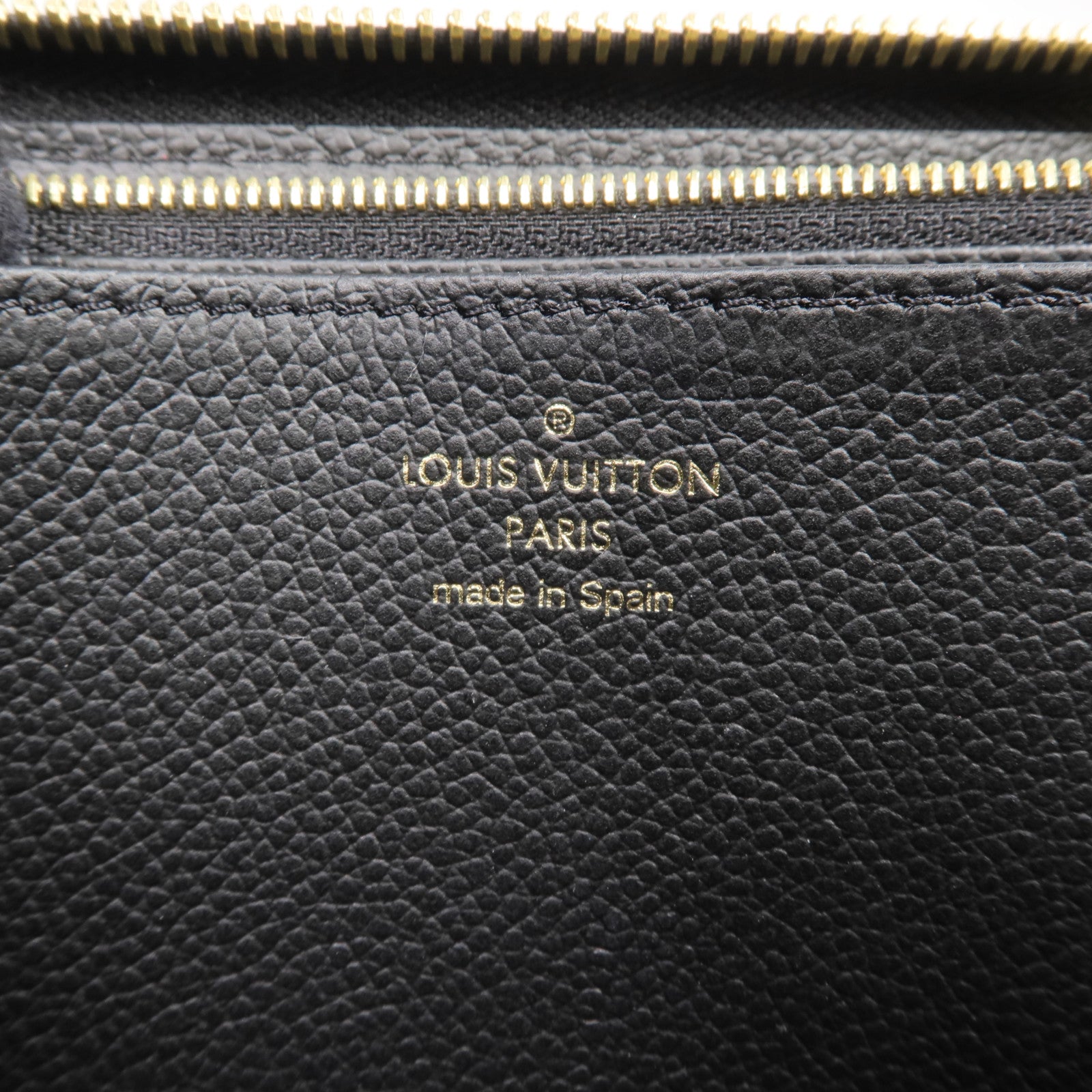 LOUIS VUITTON Monogram Empreinte Zipper Long Wallet金扣長錢包