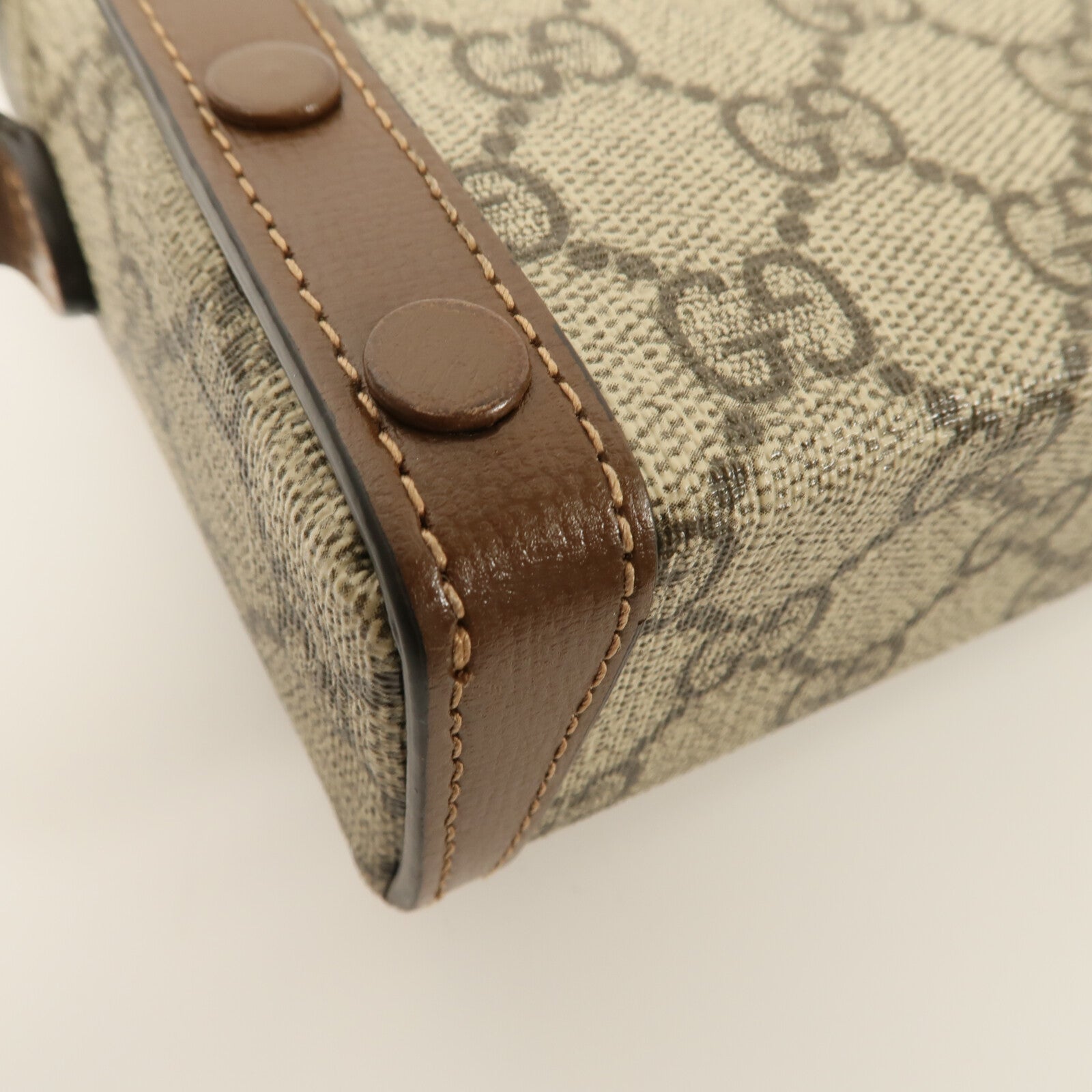 GUCCI 塗層帆布Horsebit 1955 Mini肩背袋
