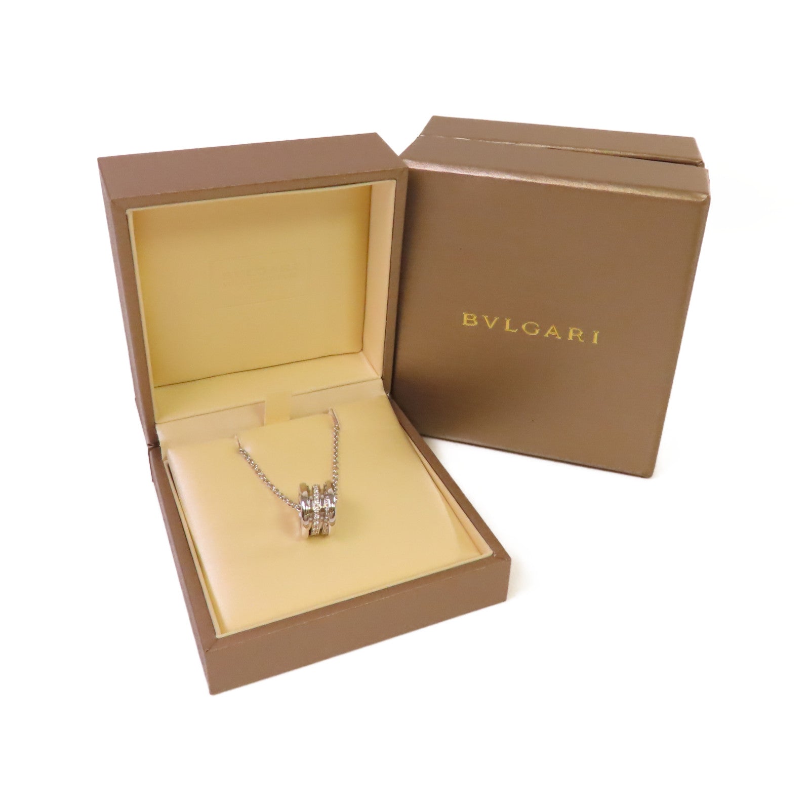 BVLGARI 18K白金/鑽石B.zero1 Diamond Necklace項鏈