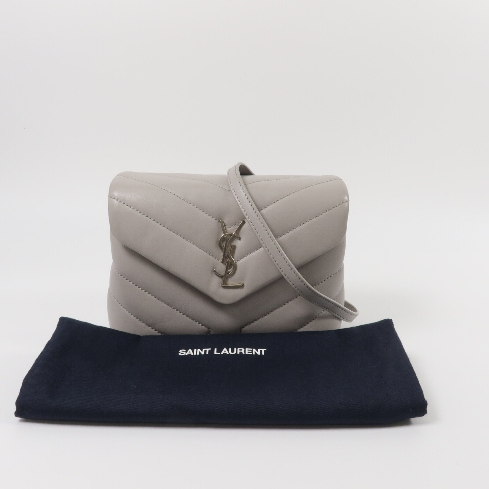 SAINT LAURENT 牛皮皮革Loulou Toy Shoulder Bag肩背袋