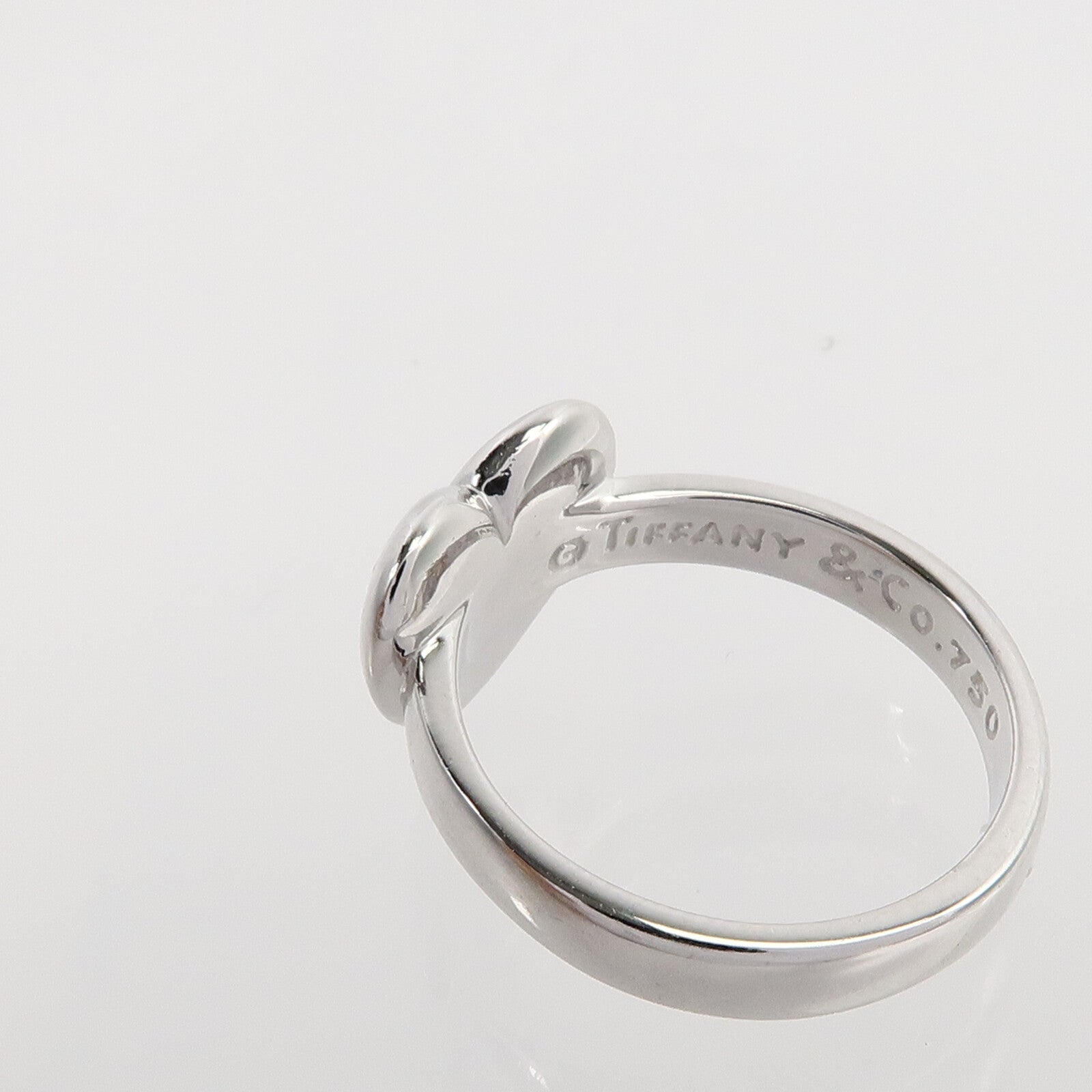 TIFFANY＆CO 18K白金Etoile Heart Diamond Ring戒指