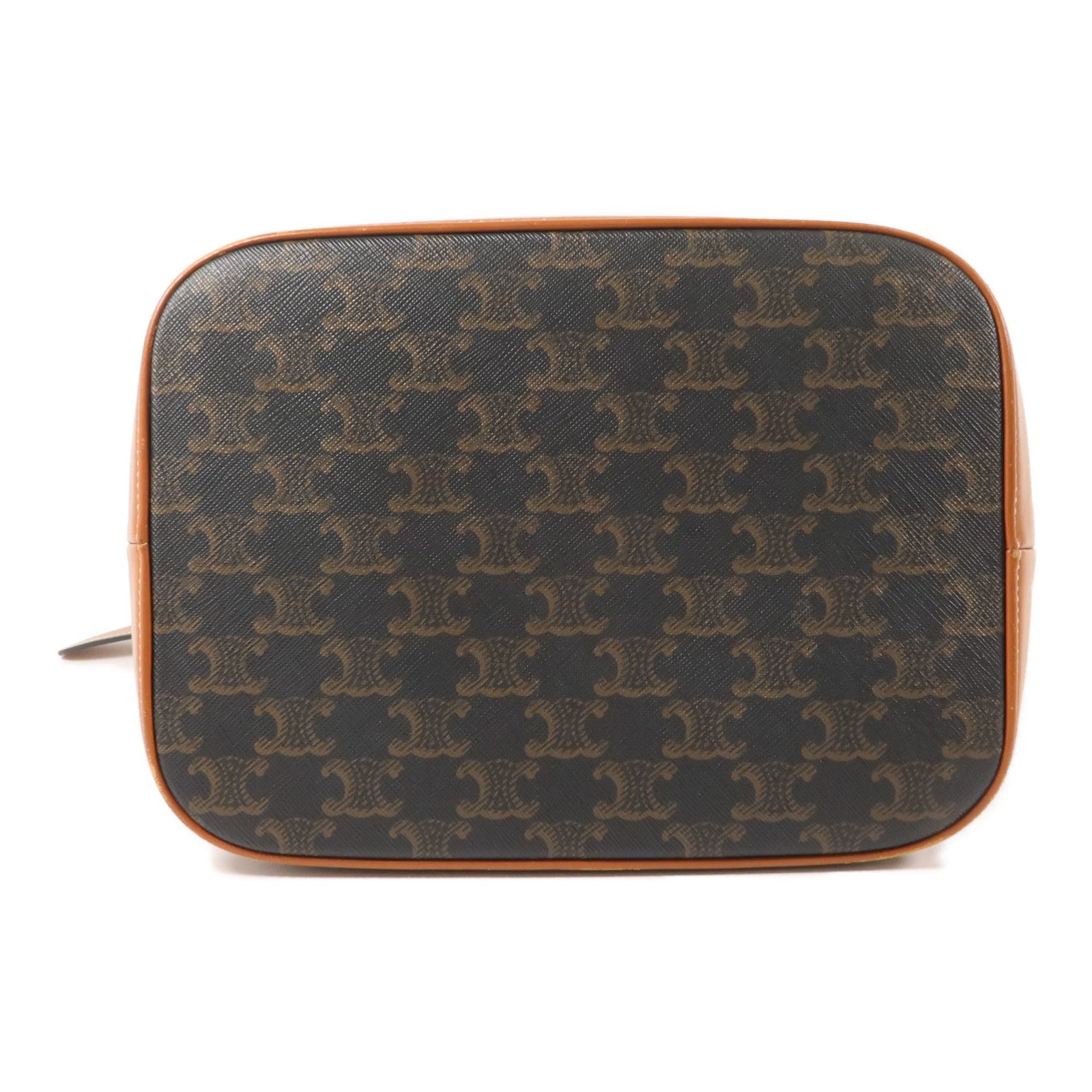 CELINE 塗層帆布Triomphe Bucket Medium肩背袋